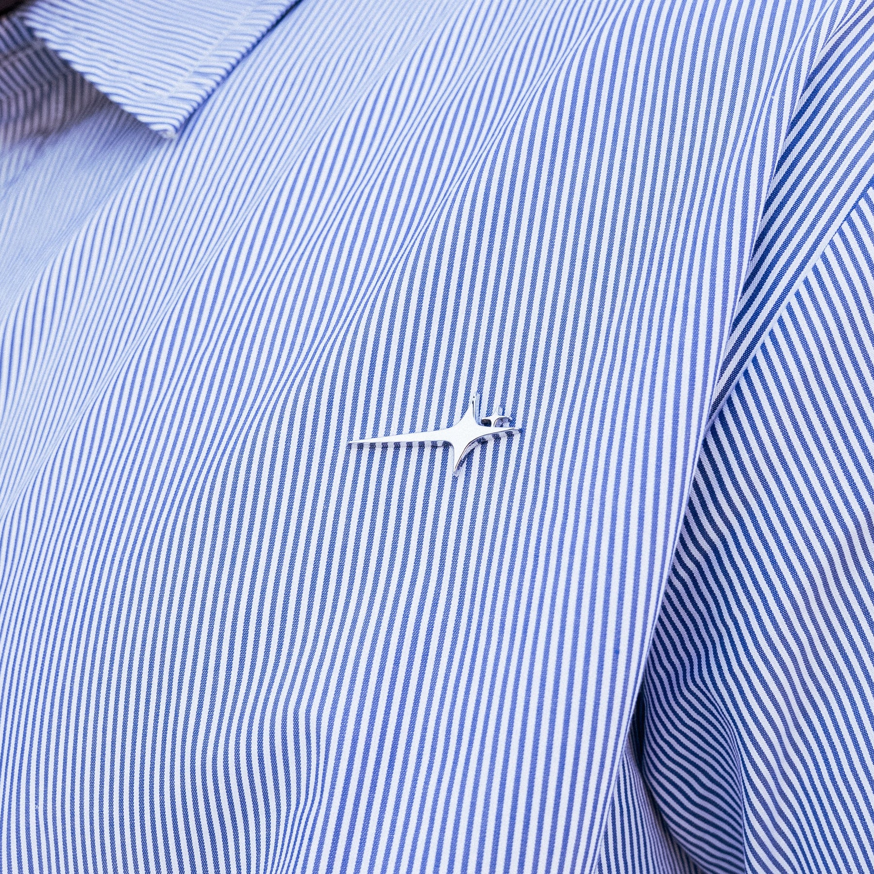 Striped long sleeve Shirt - Bleu & Blanc