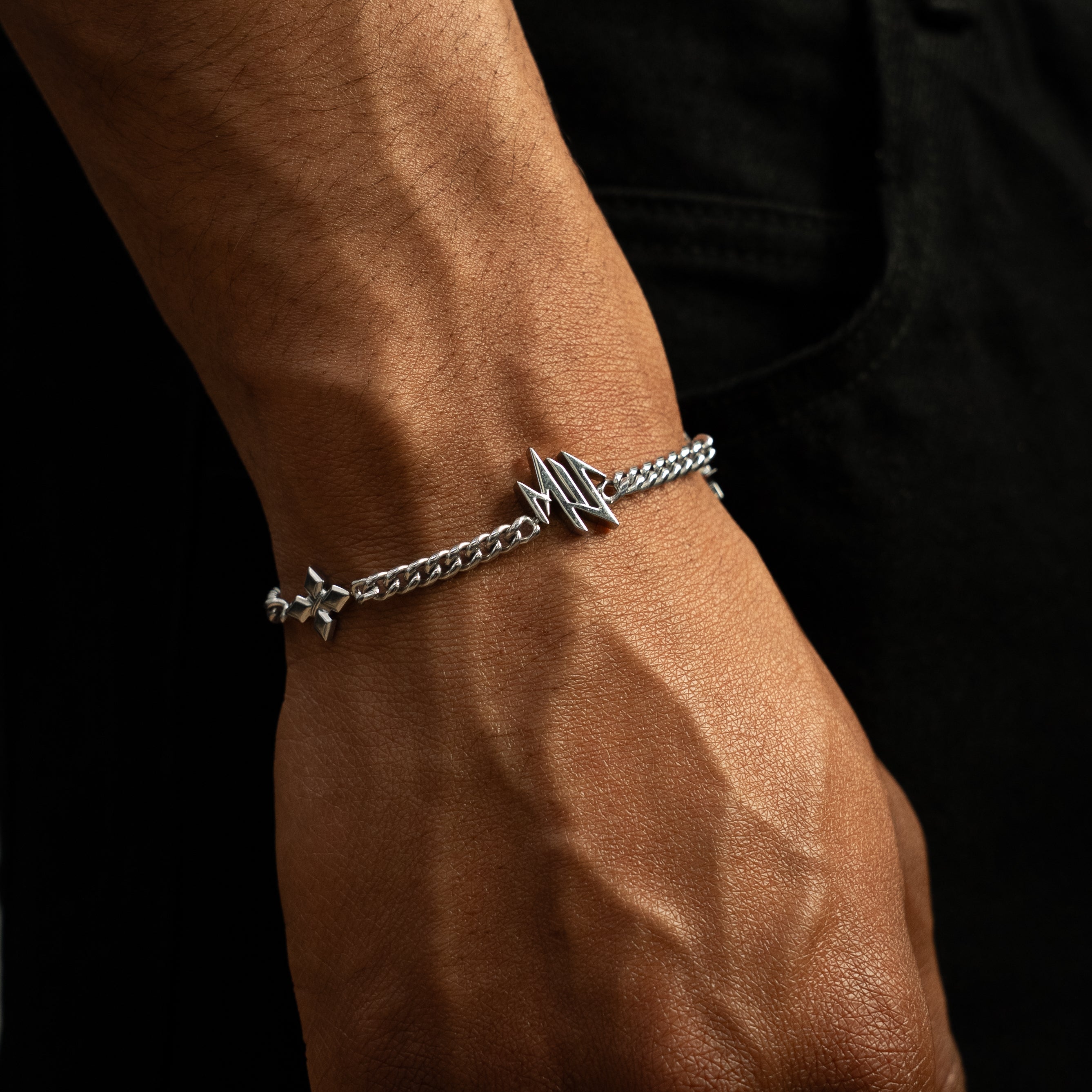 Bracelet MIS cuban - Argenté
