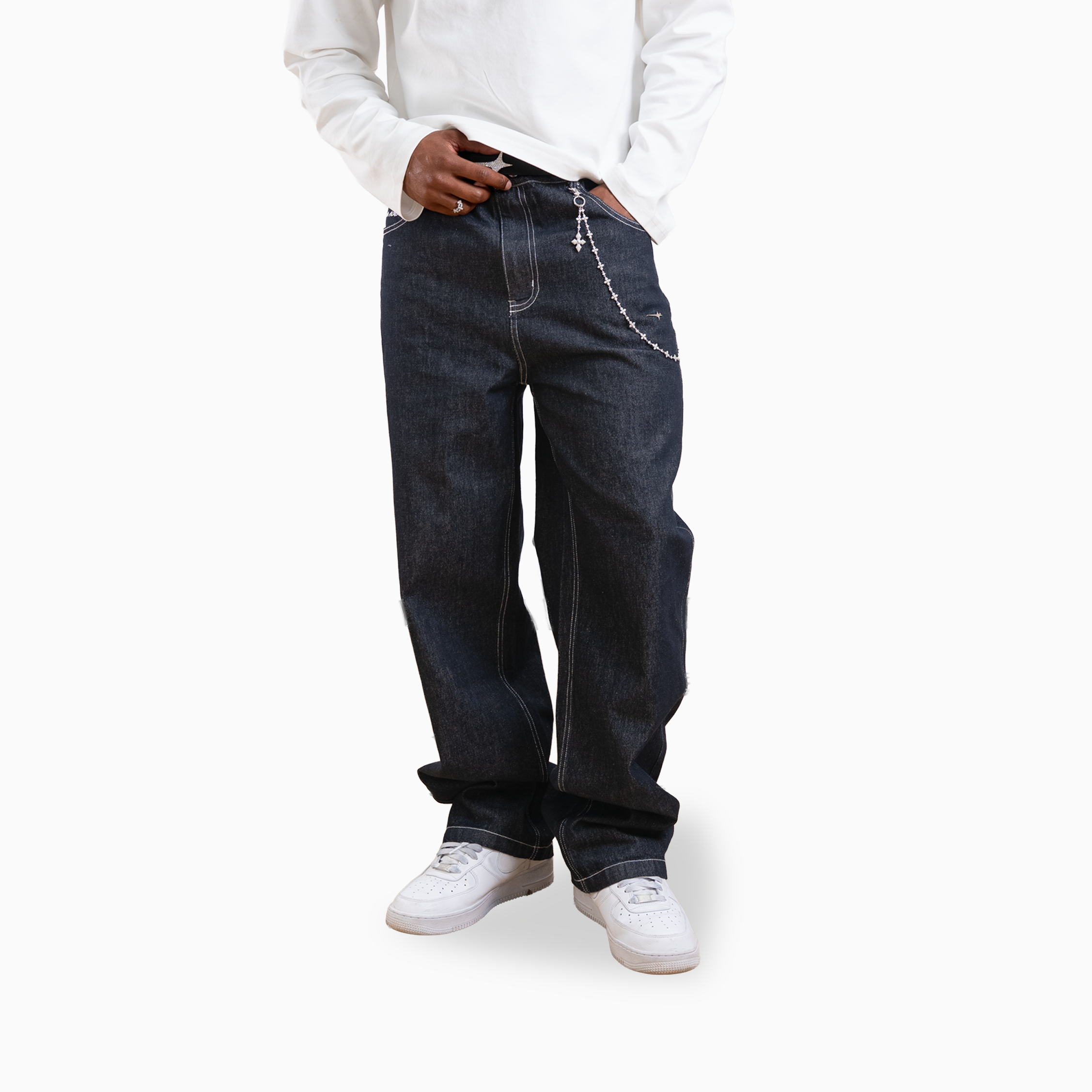 Jean Twin Stars - Bleu foncé