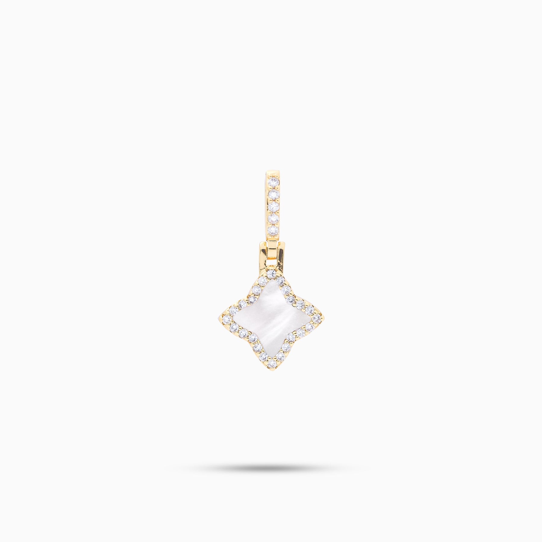 Flower dorée - Motif Blanc
