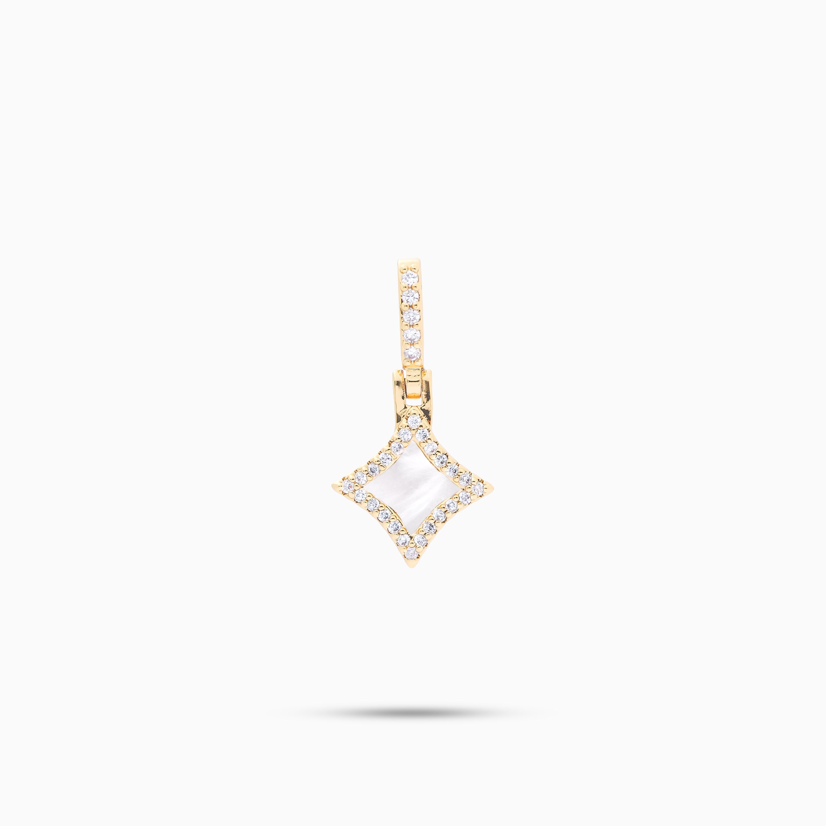 Star dorée - Motif Blanc