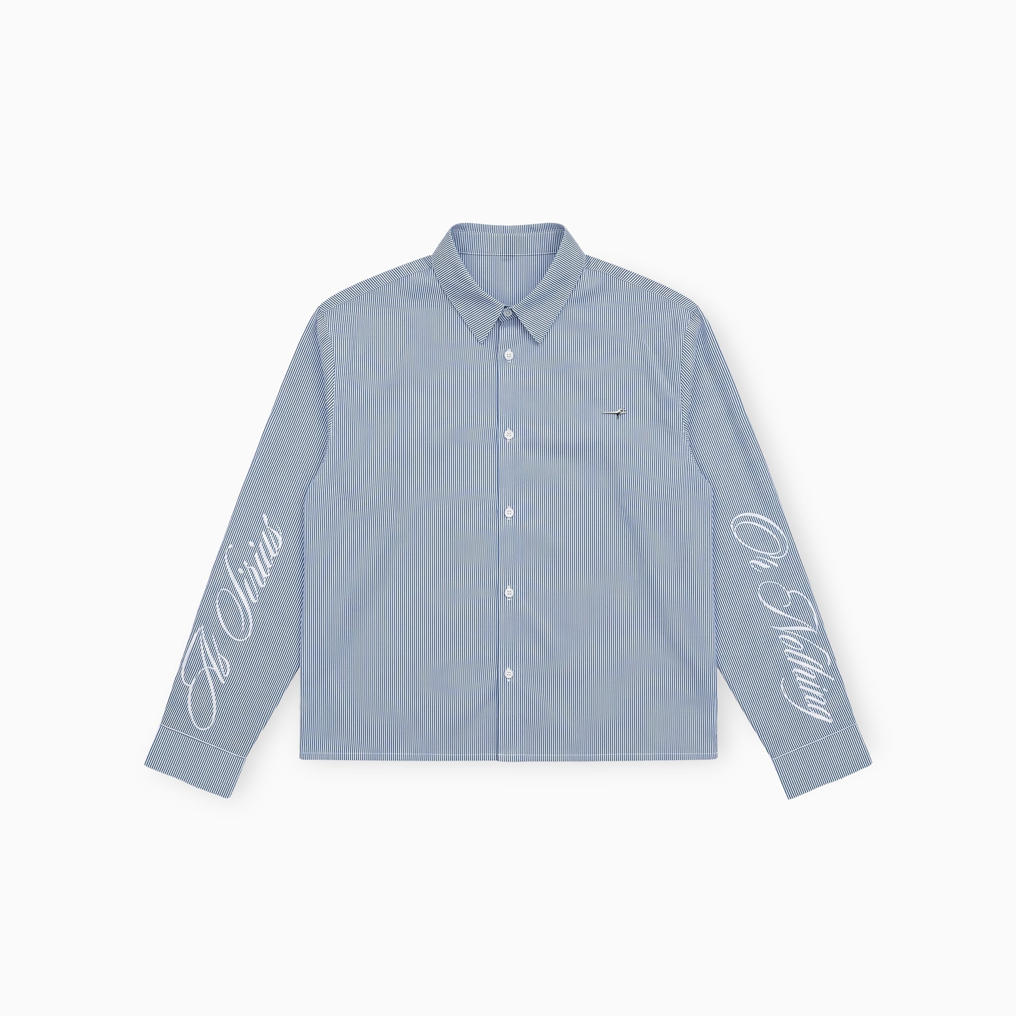 Striped long sleeve Shirt - Bleu & Blanc