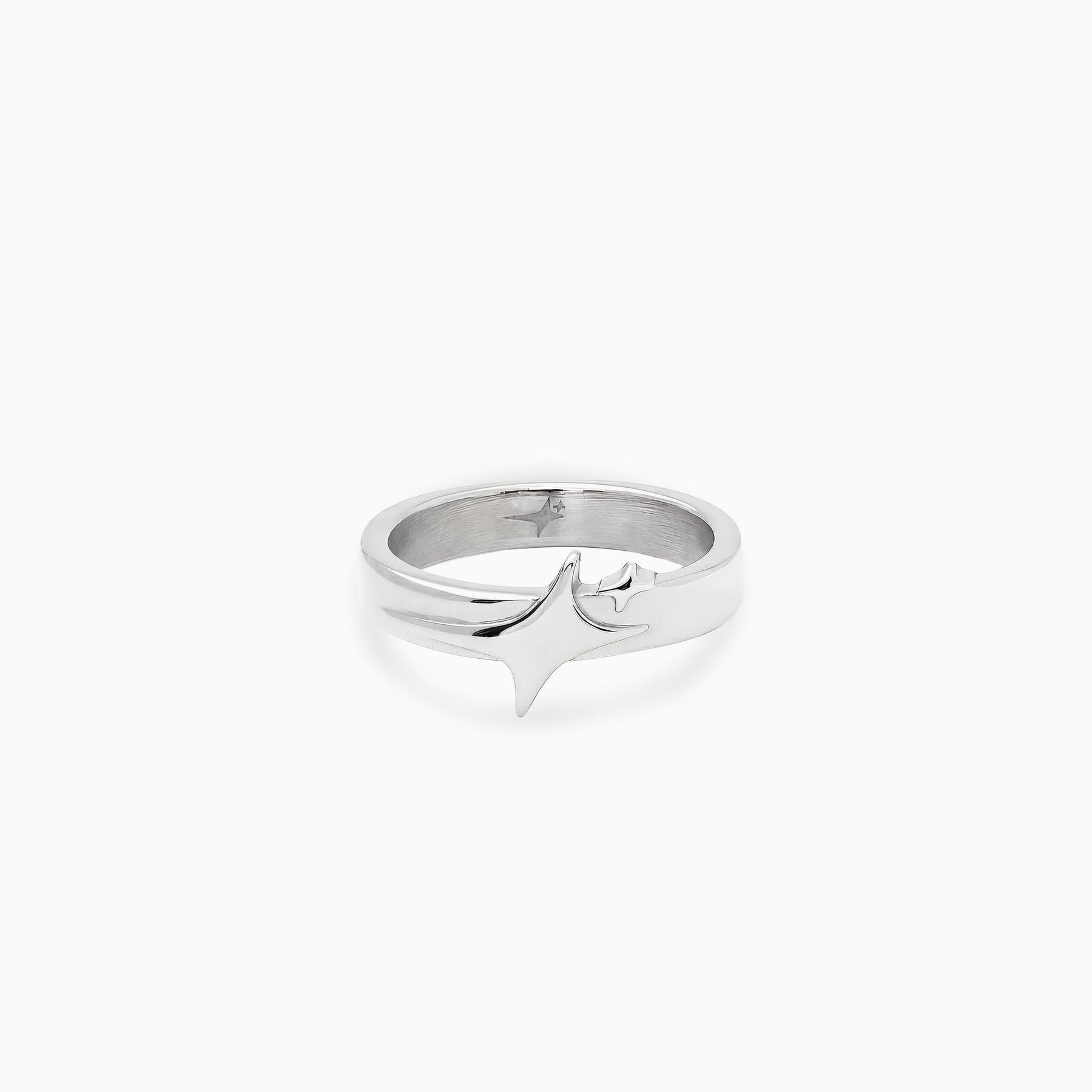 Signature ring argentée