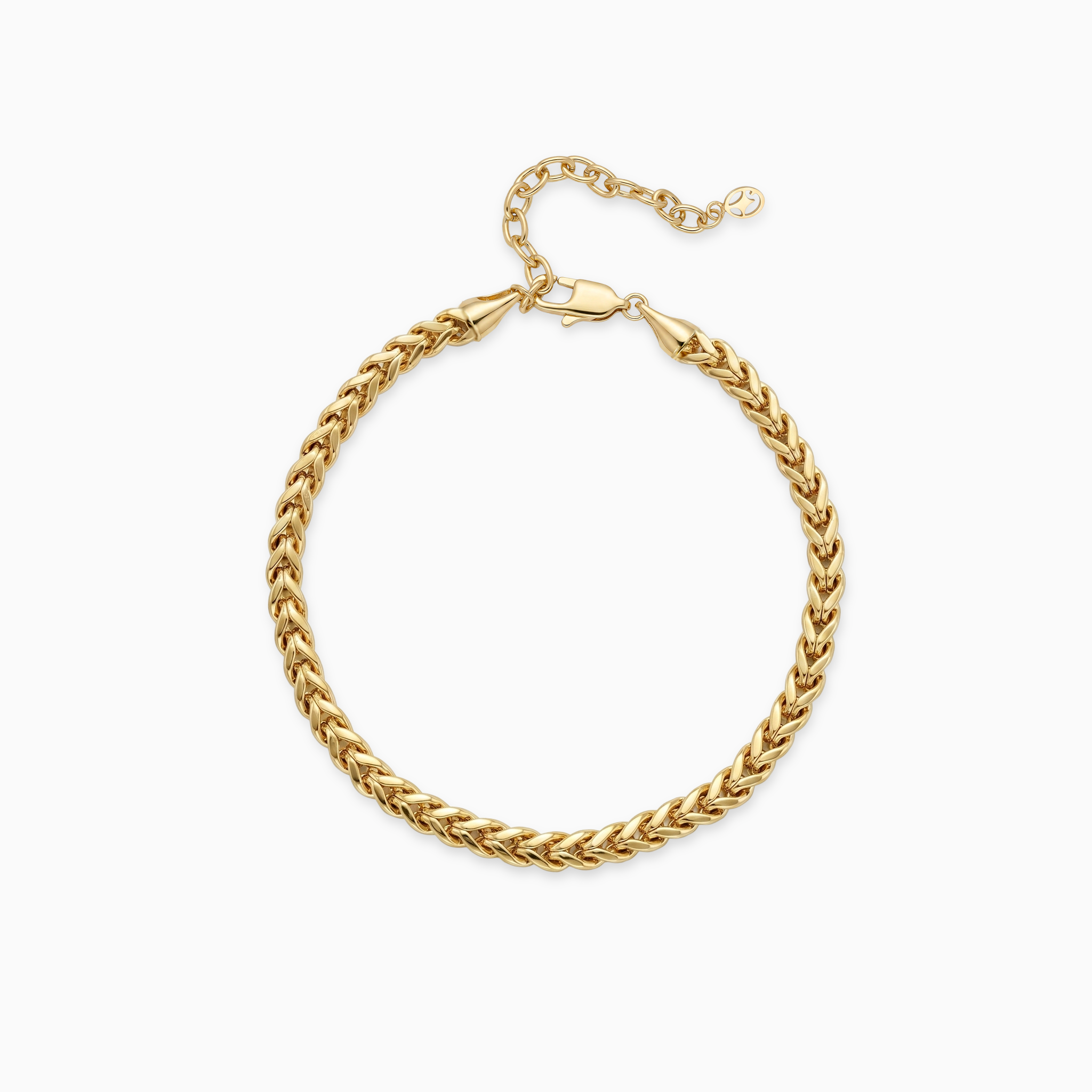 Bracelet Franco 3 mm doré