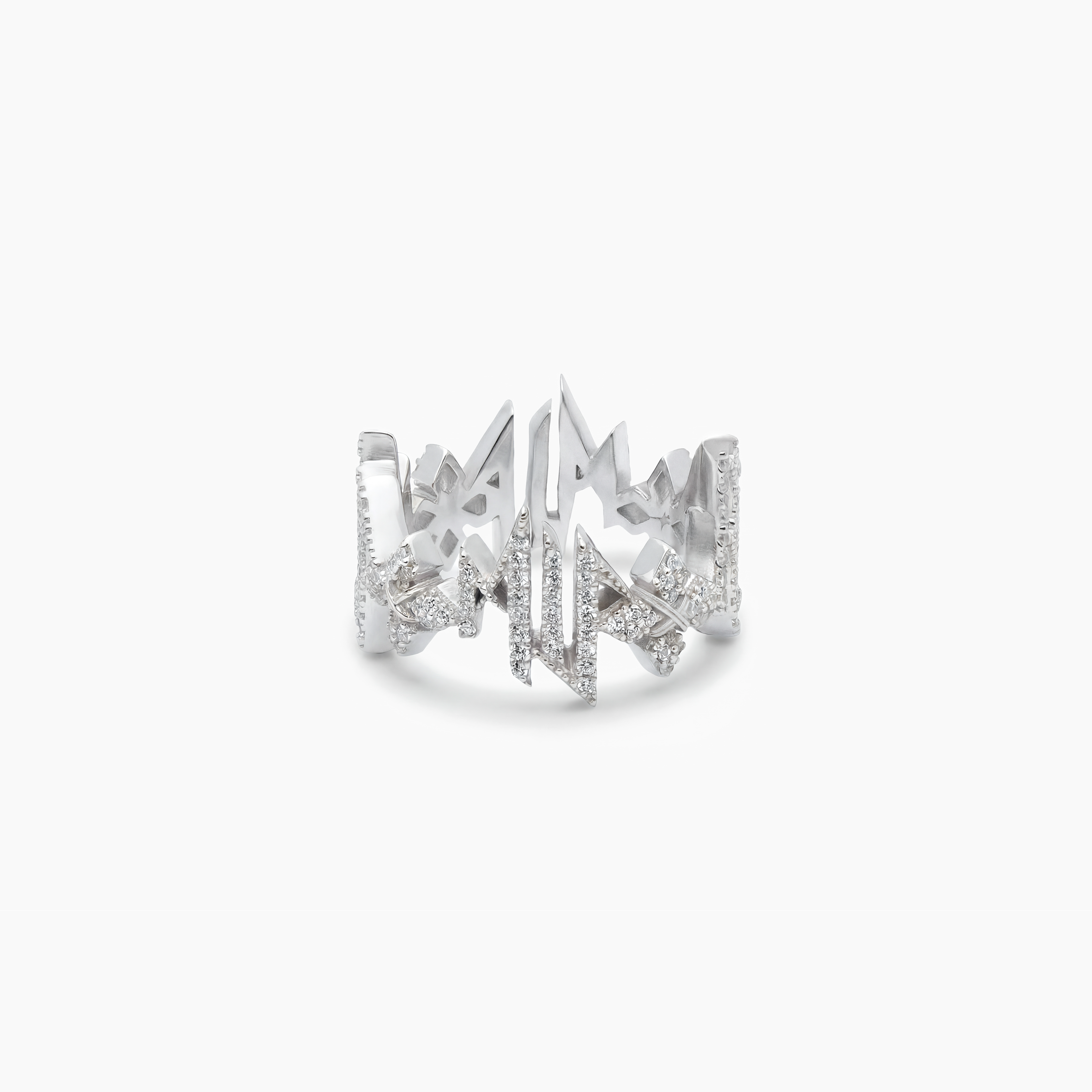 Iced MIS Ring - Argenté