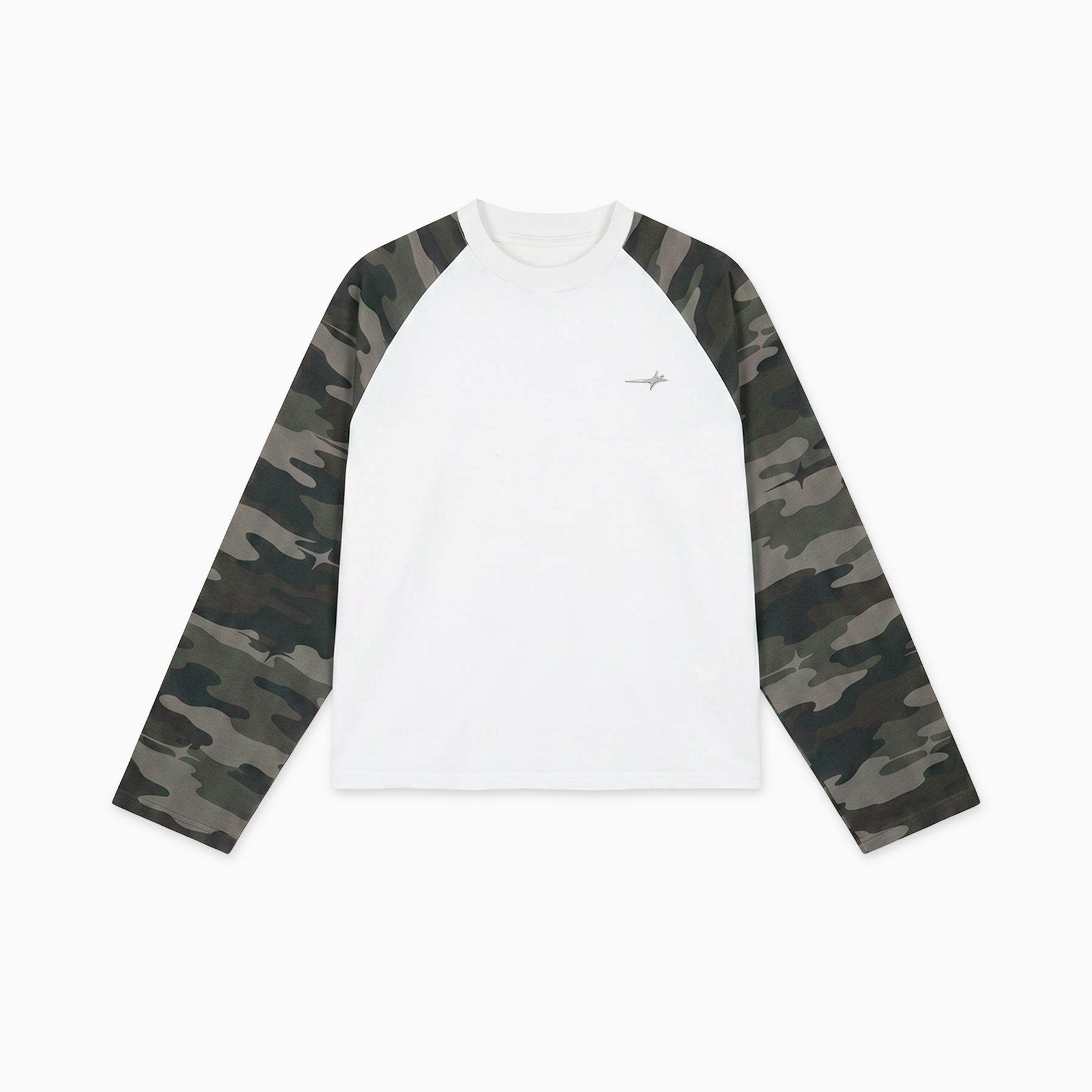 Camo waffle long sleeve - Vert