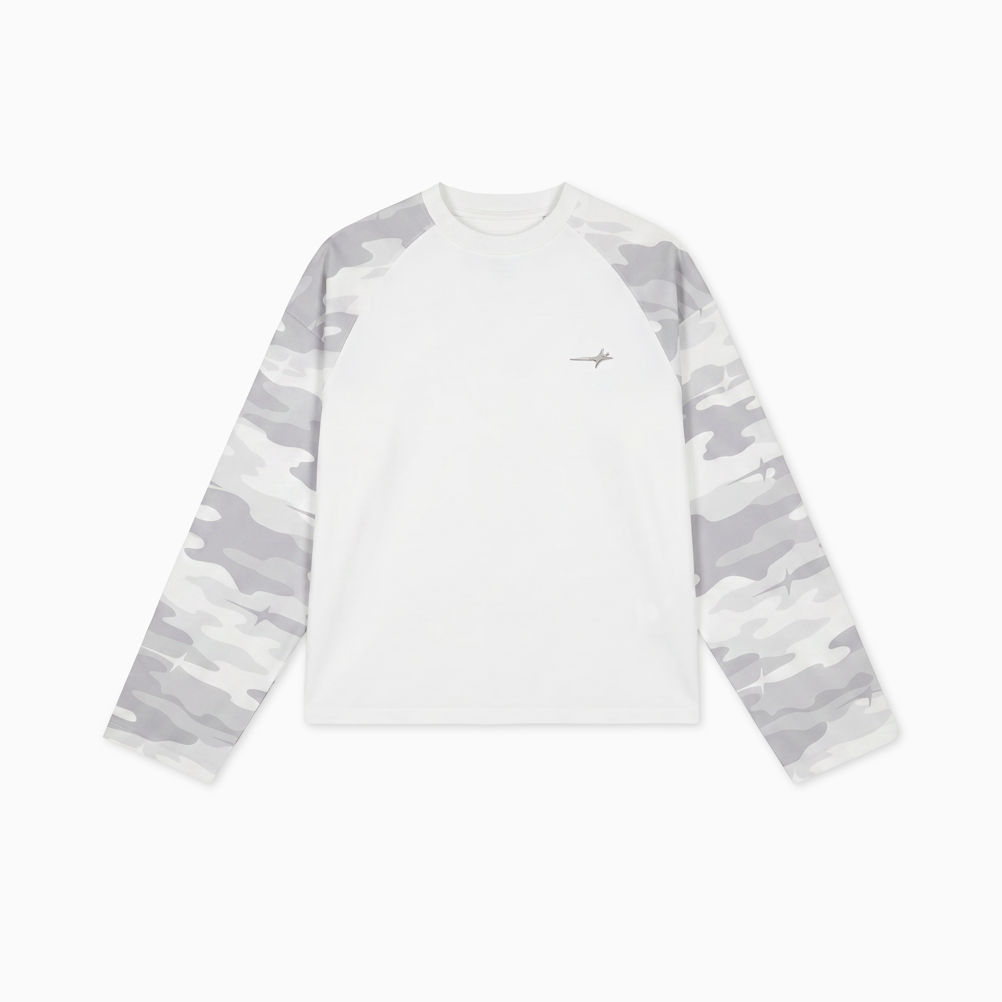 Camo waffle long sleeve - Gris