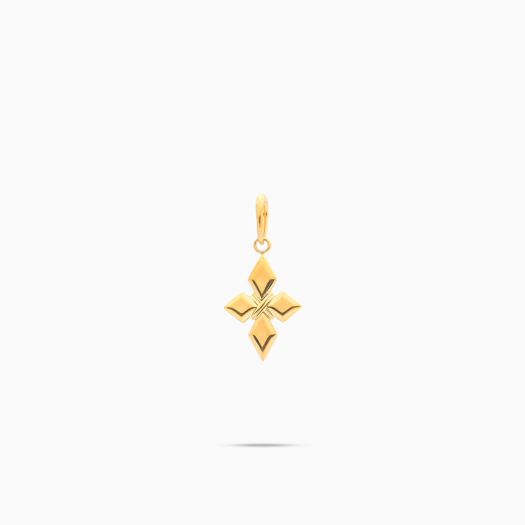 Pendentif Crossed Star-S - Doré