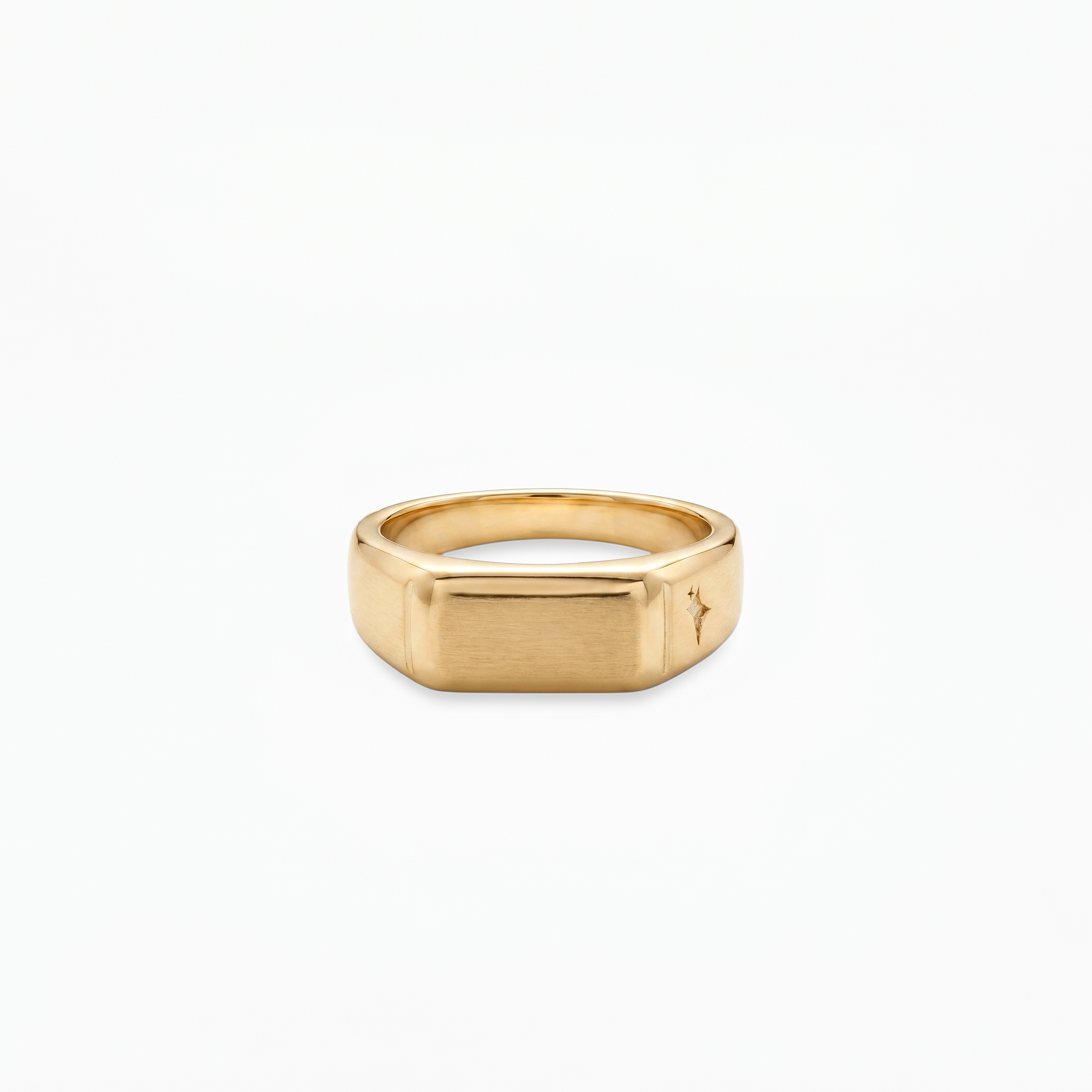 Signet ring dorée