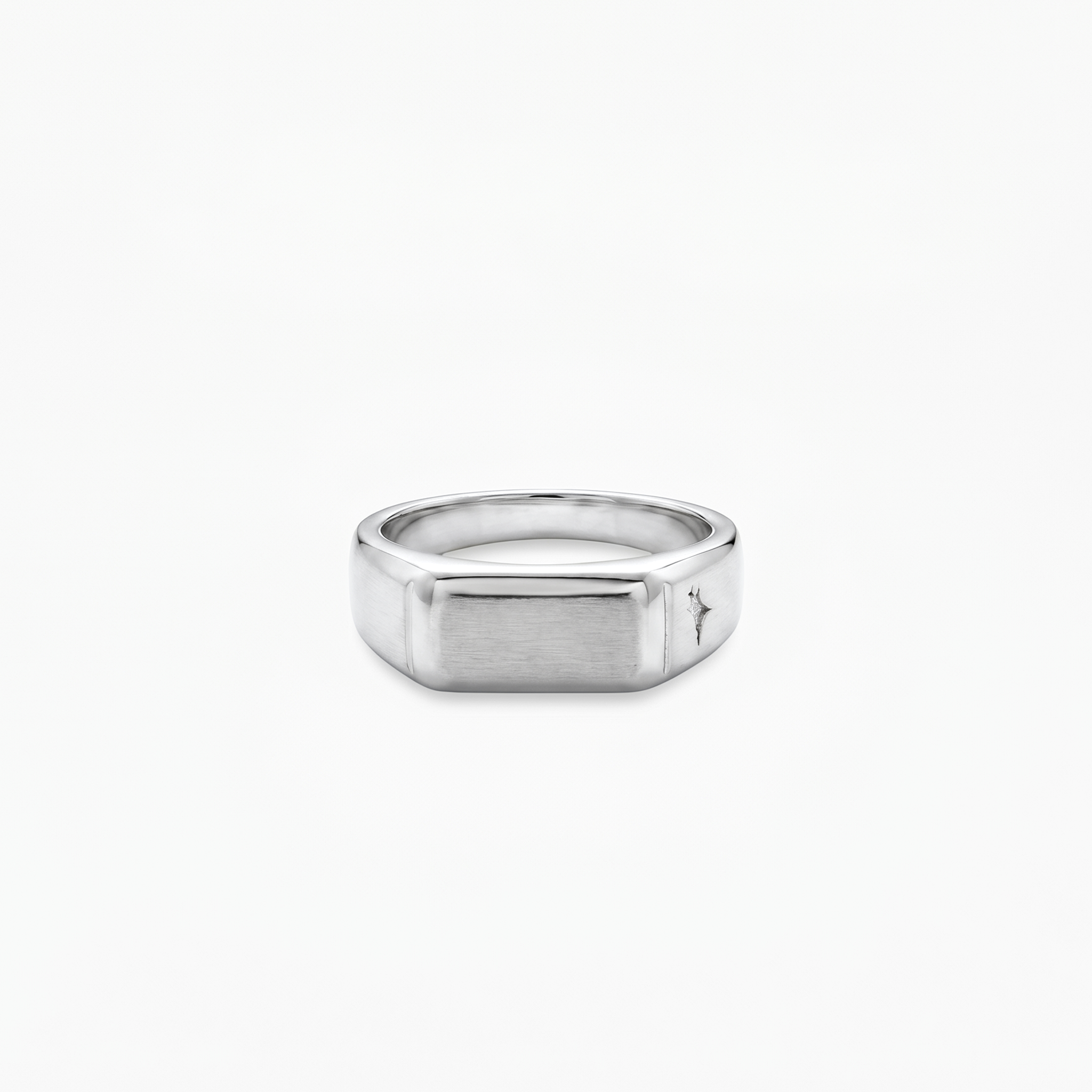 Signet ring argentée