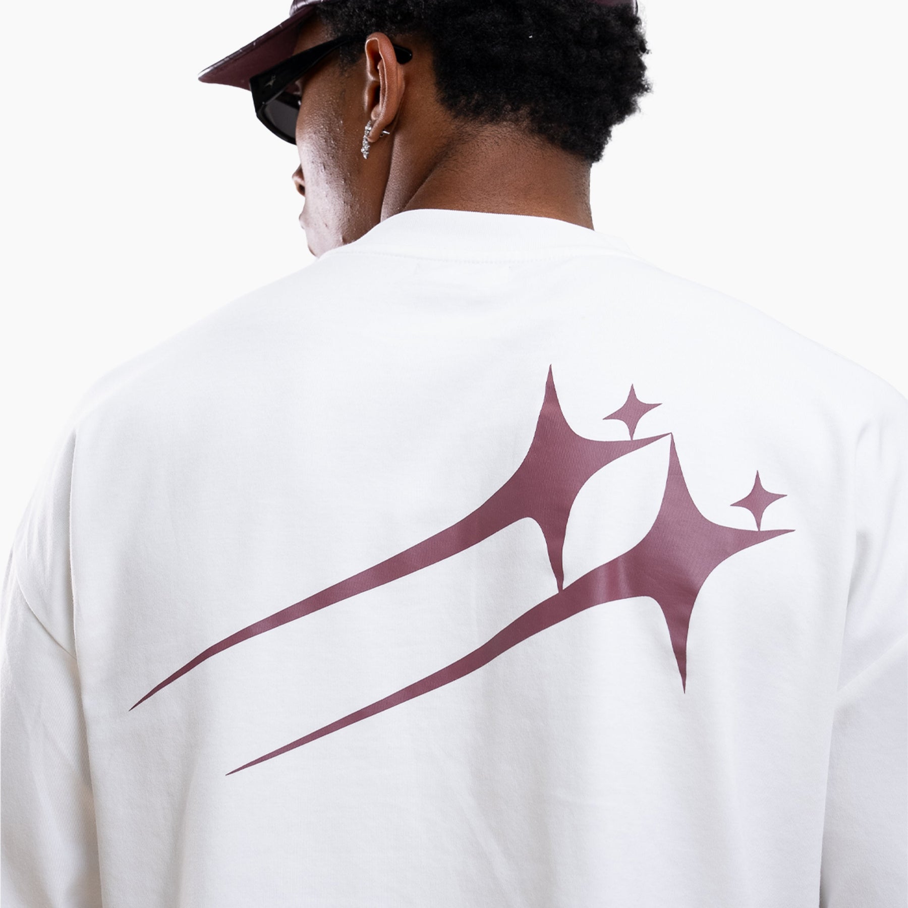 Long sleeve Twin Stars - Blanc