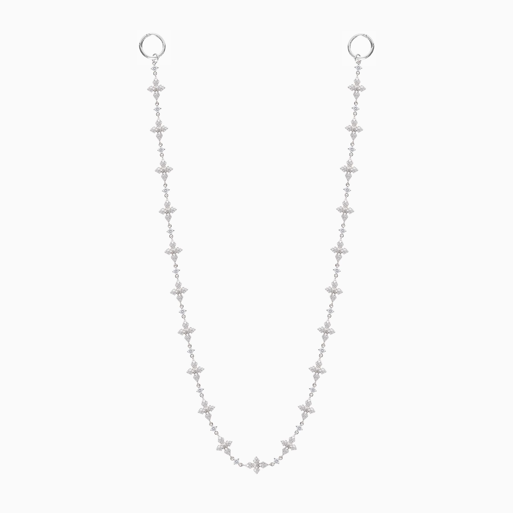 Wallet Chain Iced Celestial - Argenté