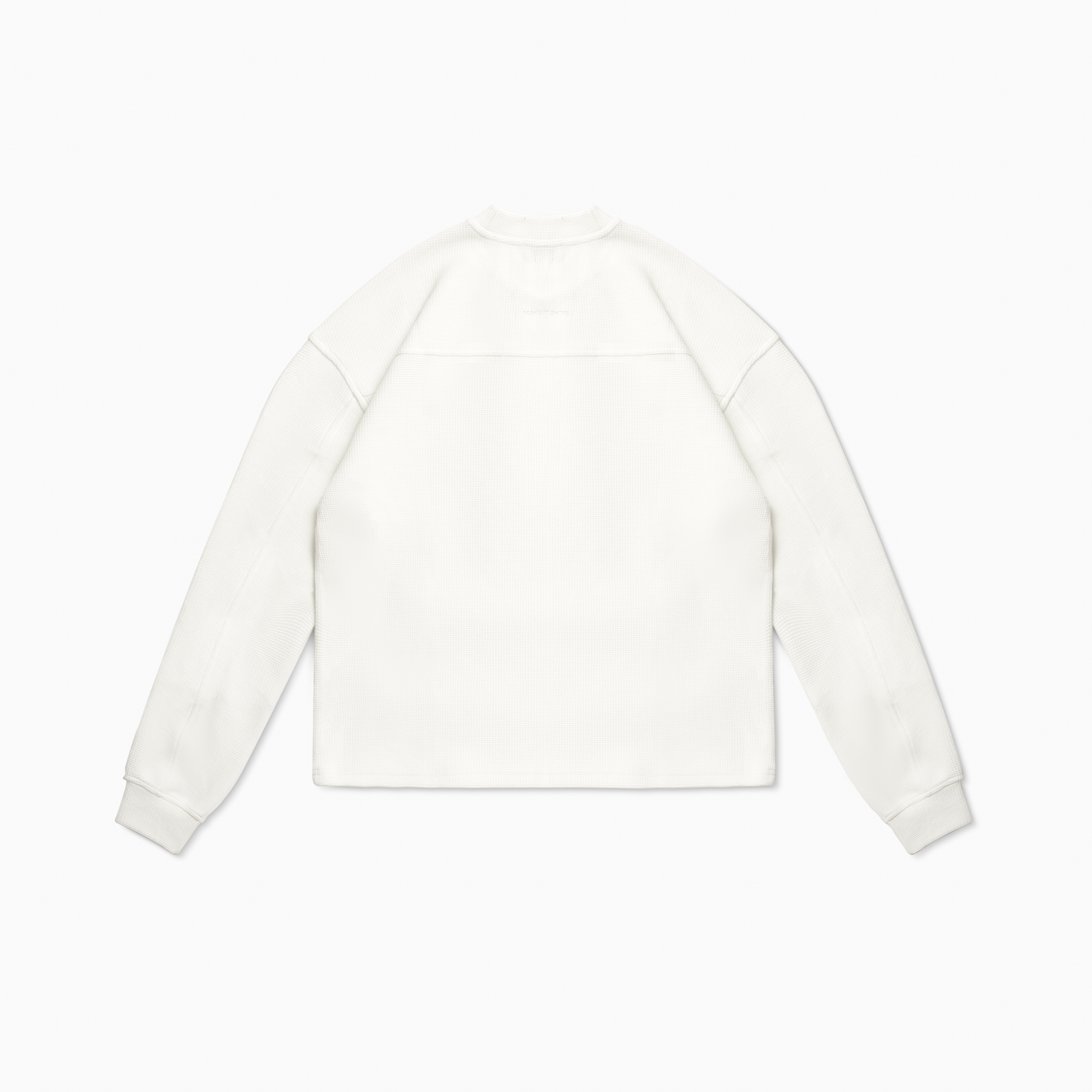Pull waffle Make it Shine Blanc