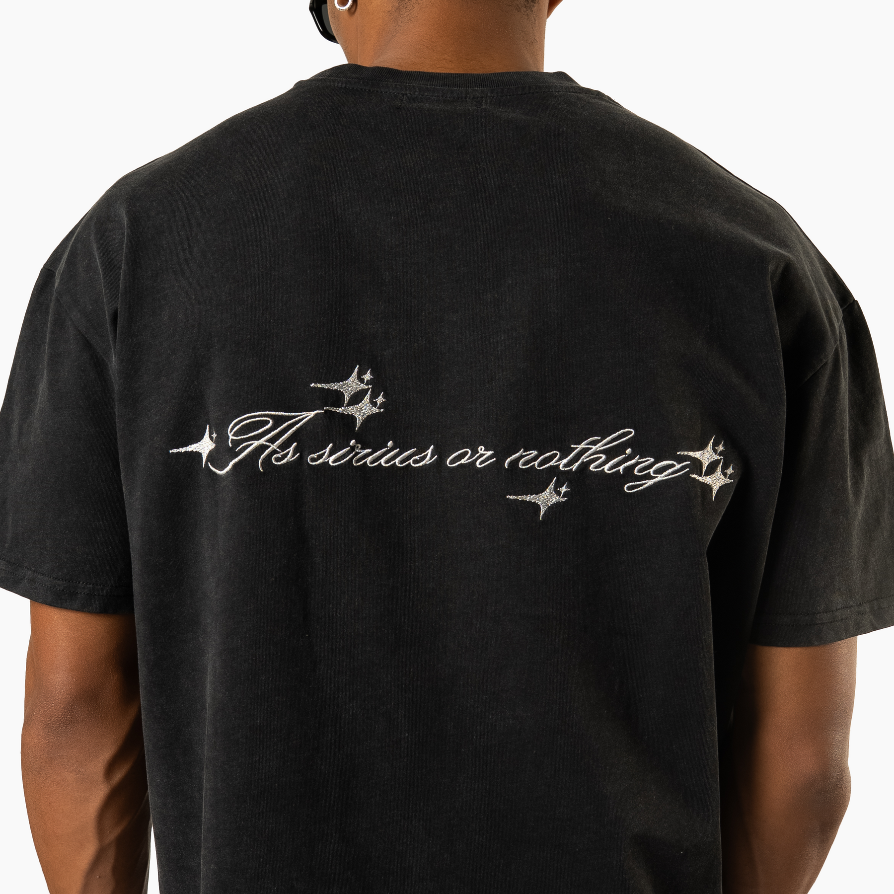 T-shirt Double Stars Noir