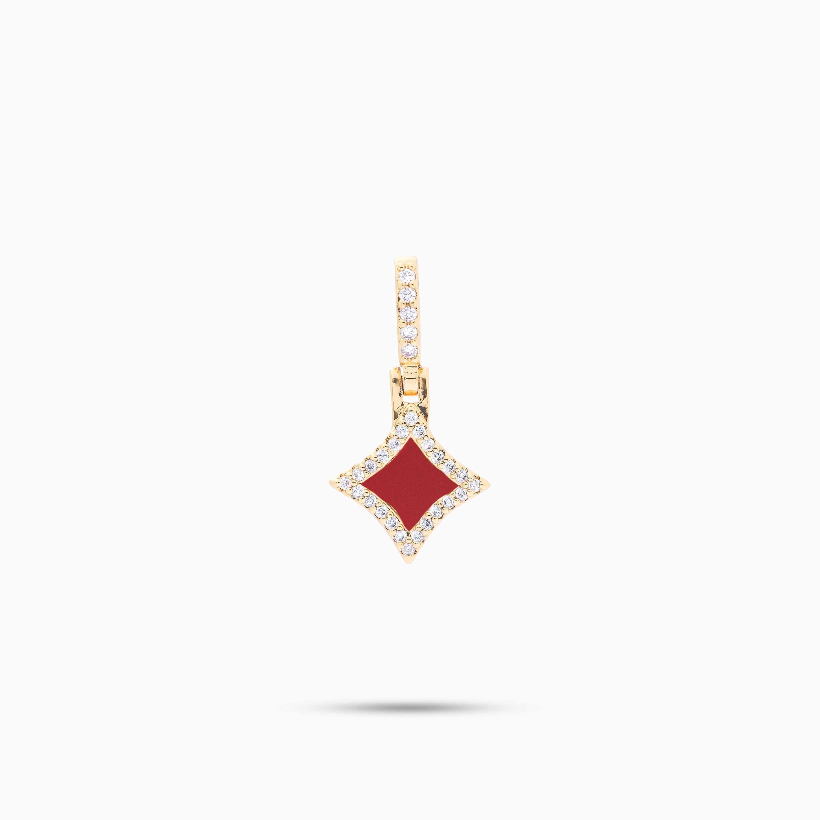 Star dorée - Motif Rouge