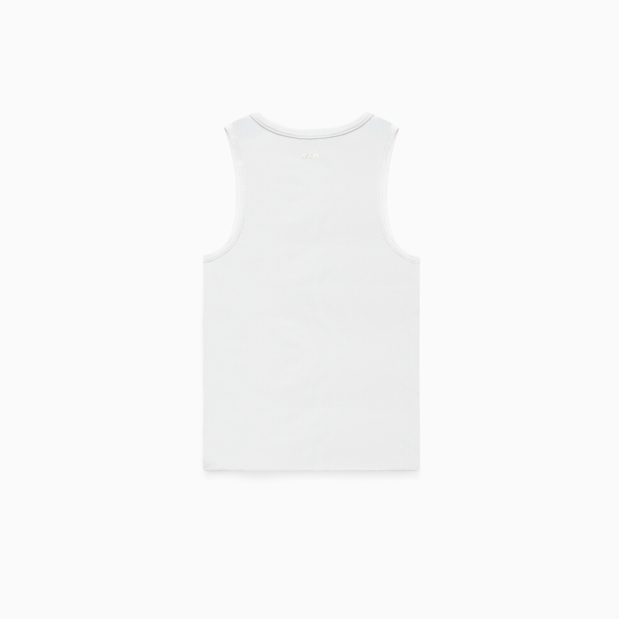 Rib Tank Signature - Blanc
