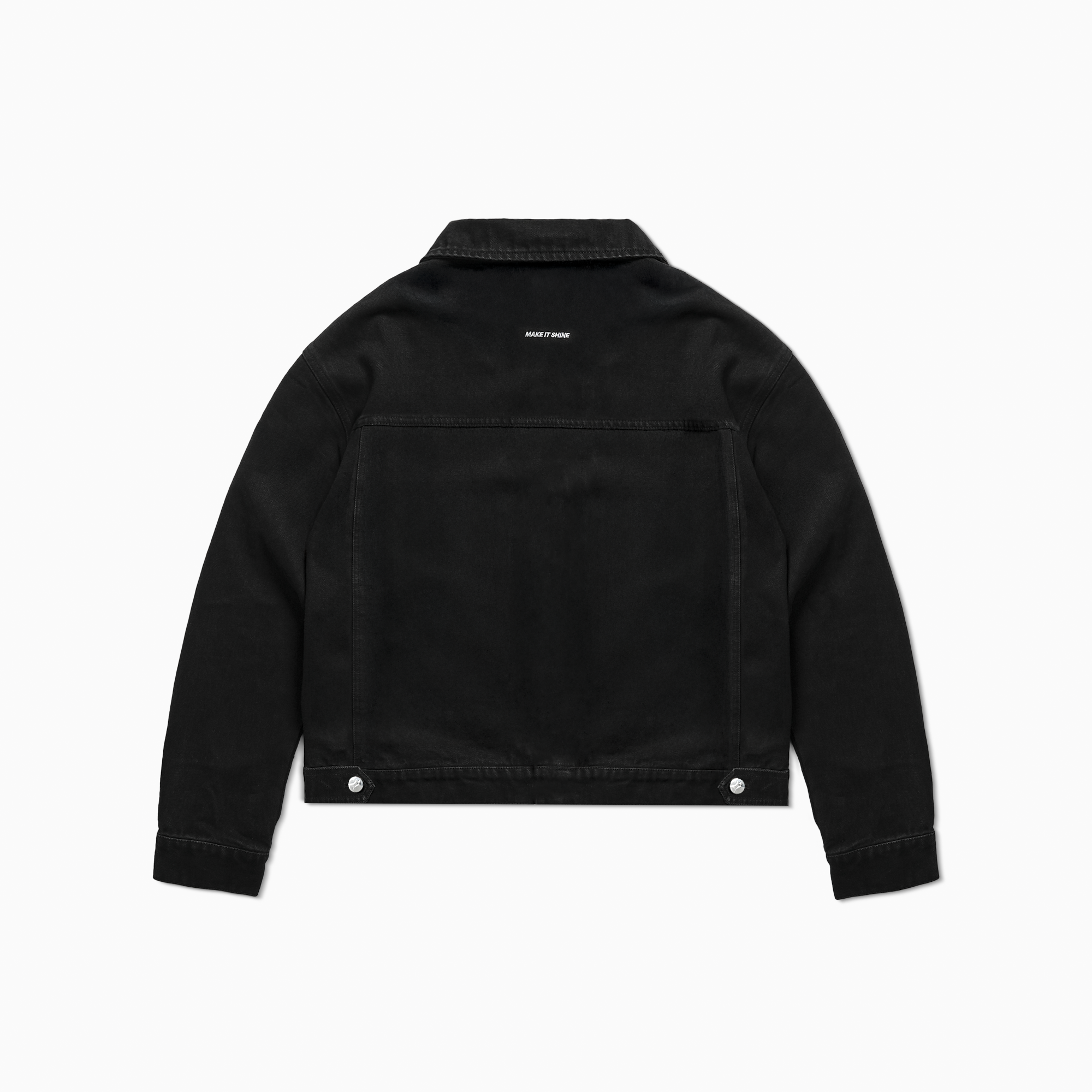 Denim Jacket Monogram - Noir