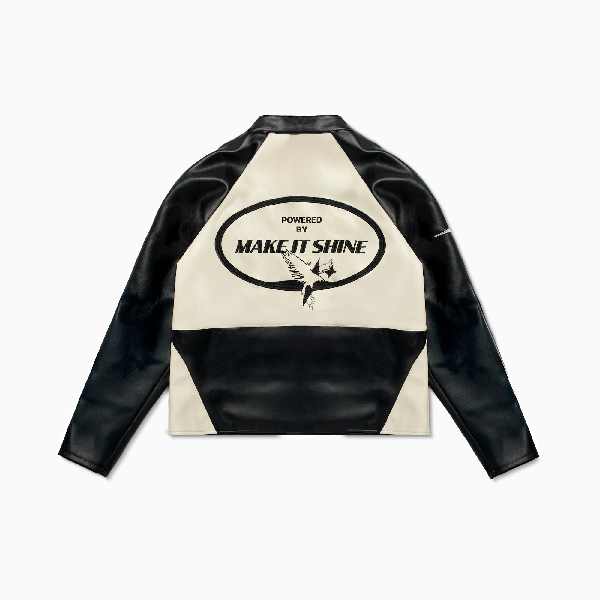 Leather Jacket Double Stars