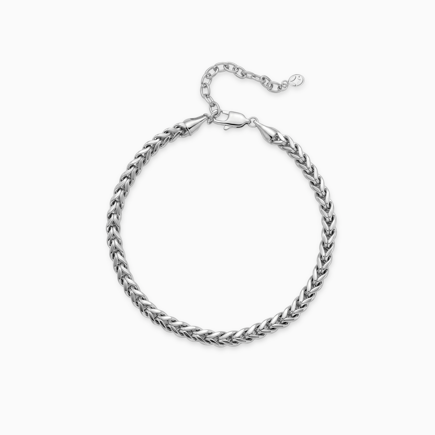 Bracelet Franco 3 mm argenté