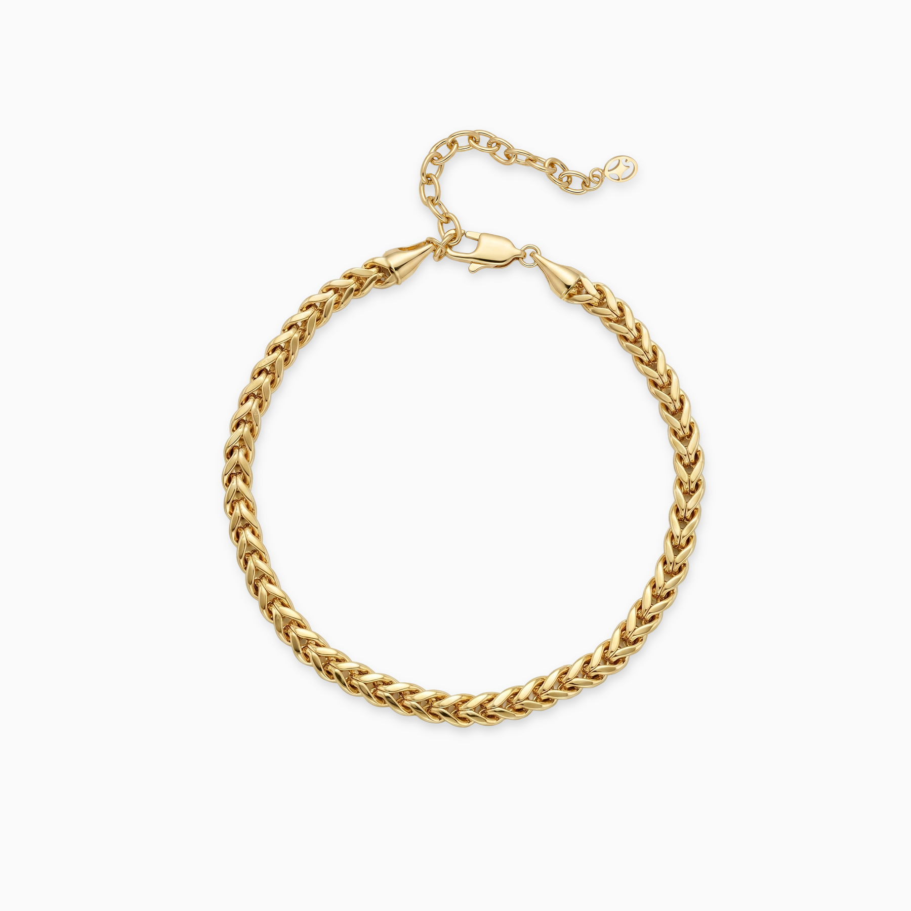 Bracelet Franco 3 mm doré