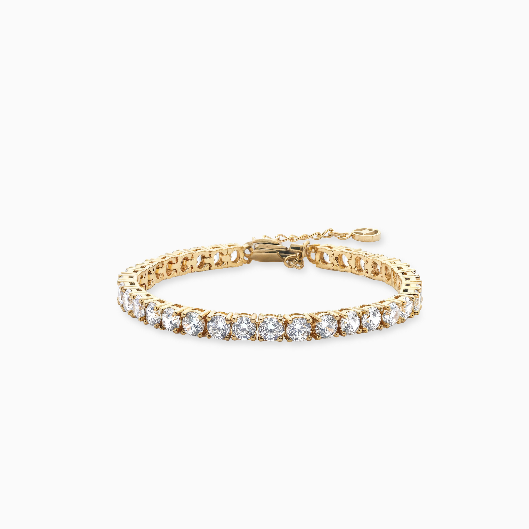 Bracelet Tennis 4 mm doré