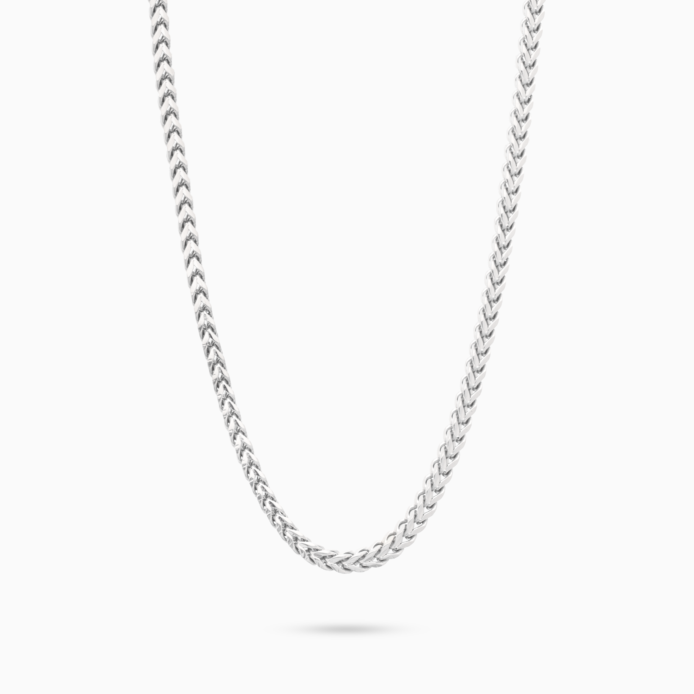 Chaîne Franco 3 mm argentée