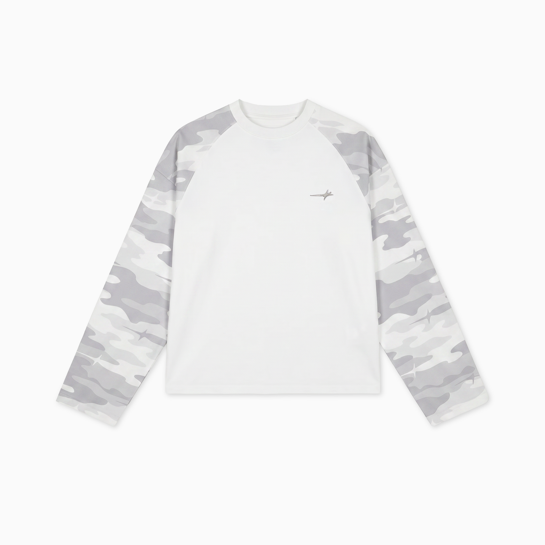 Camo waffle long sleeve - Gris