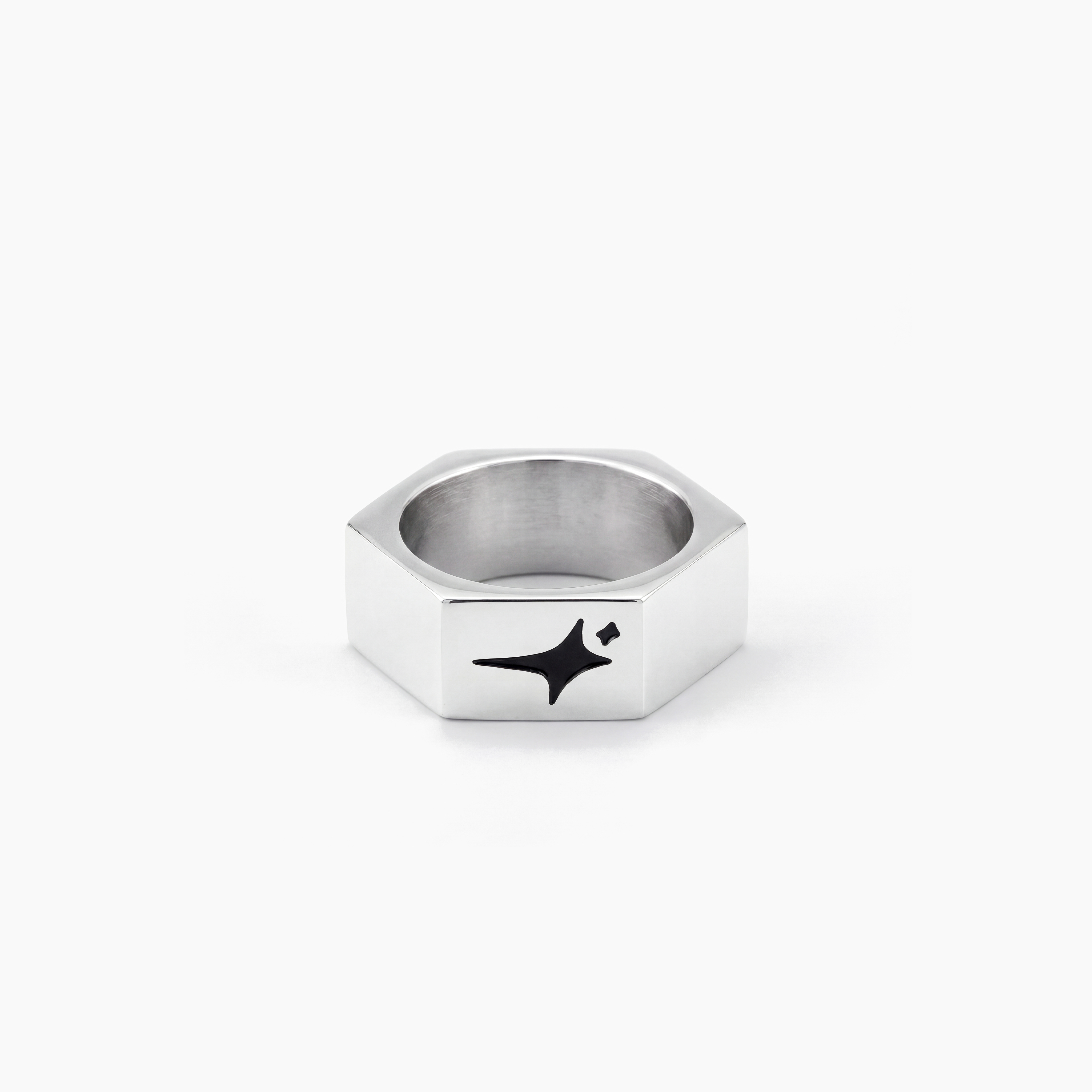 Nut ring argentée