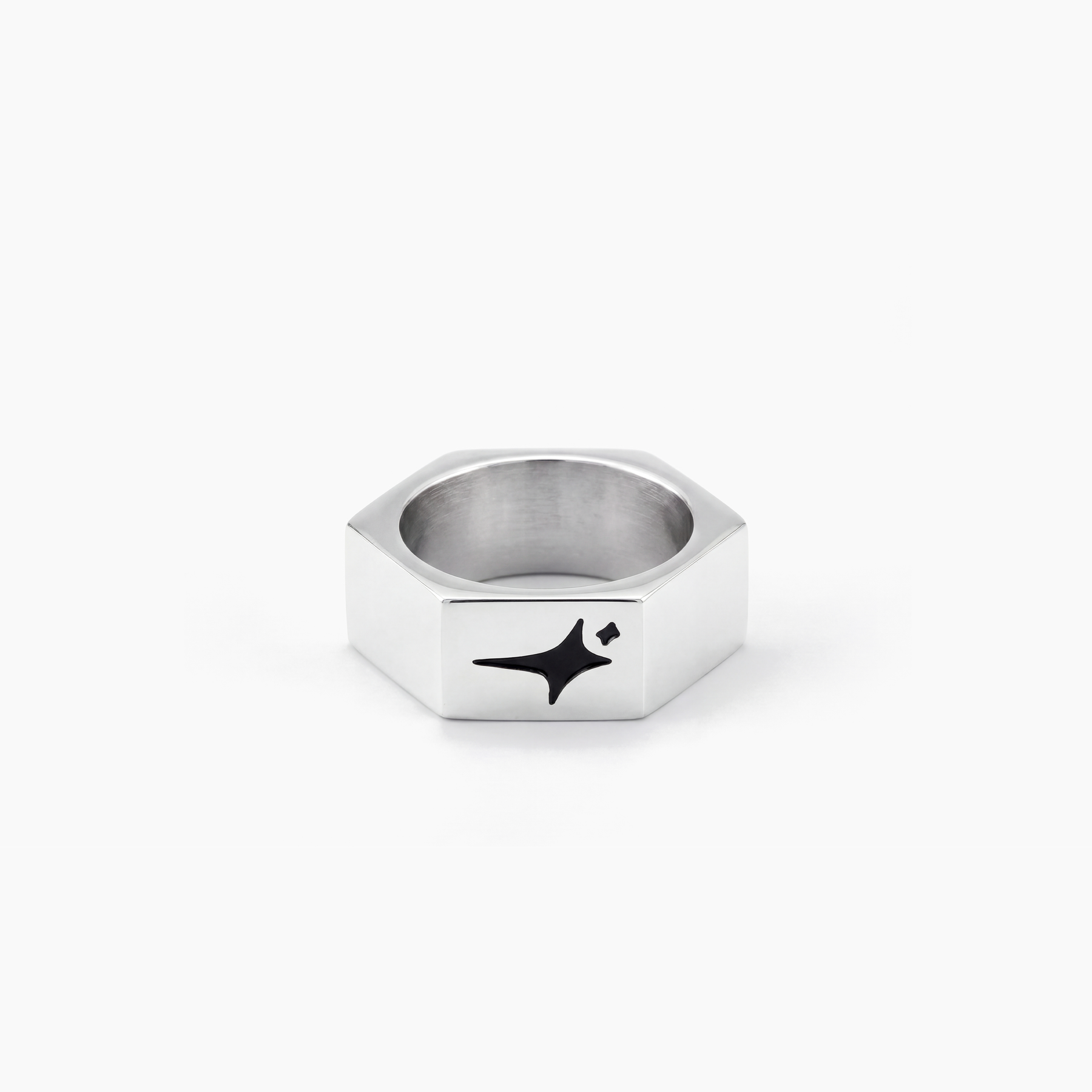 Nut ring argentée