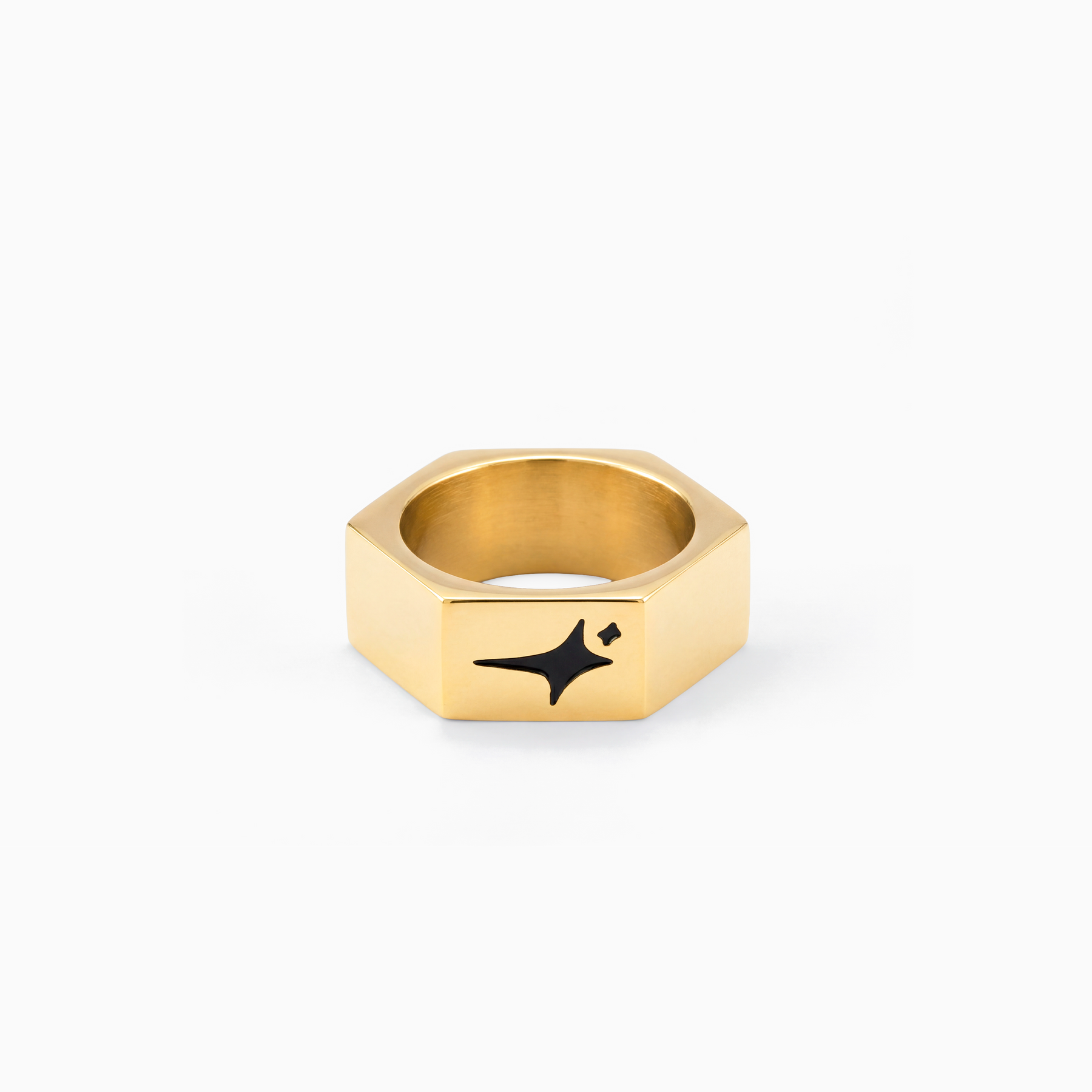 Nut ring dorée
