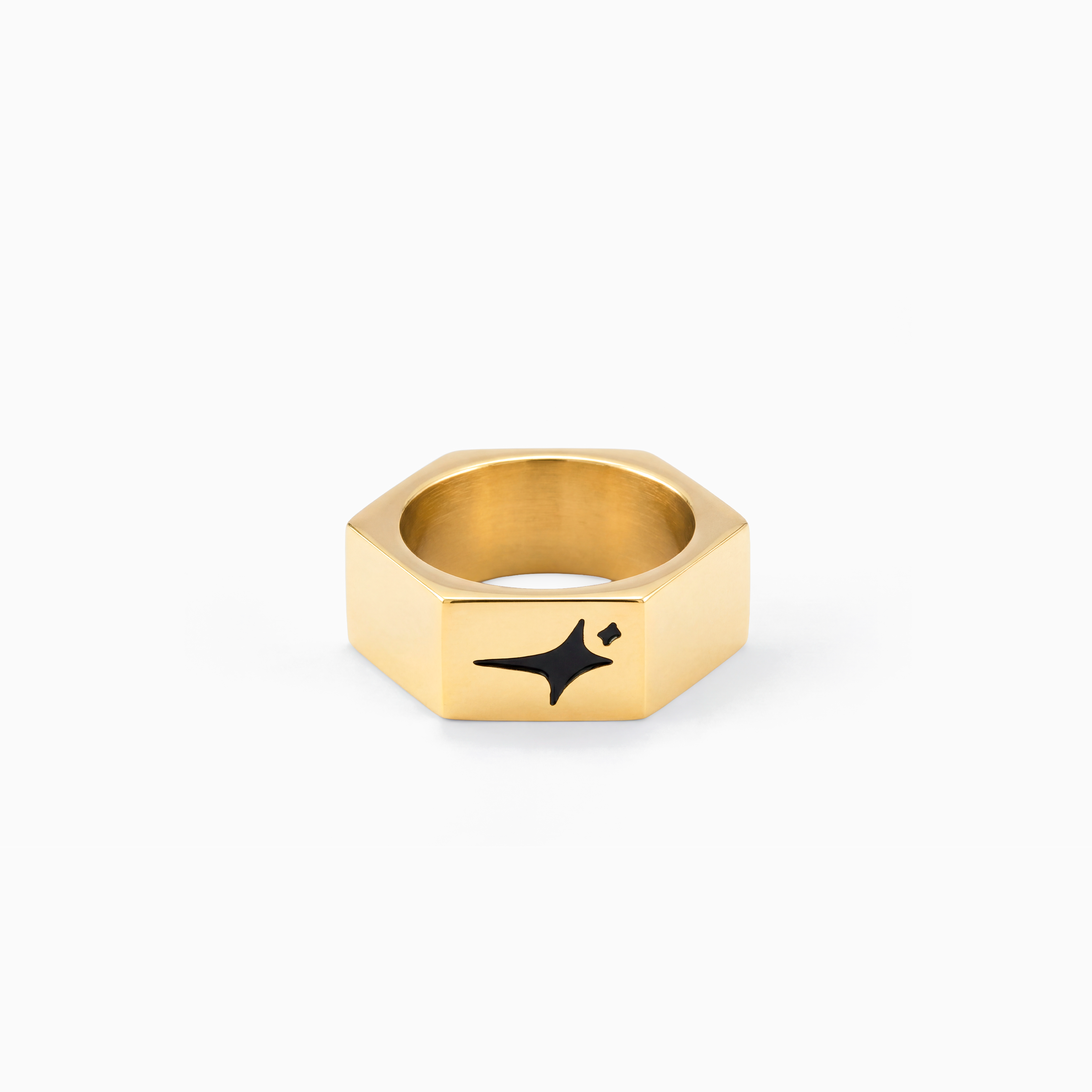 Nut ring dorée
