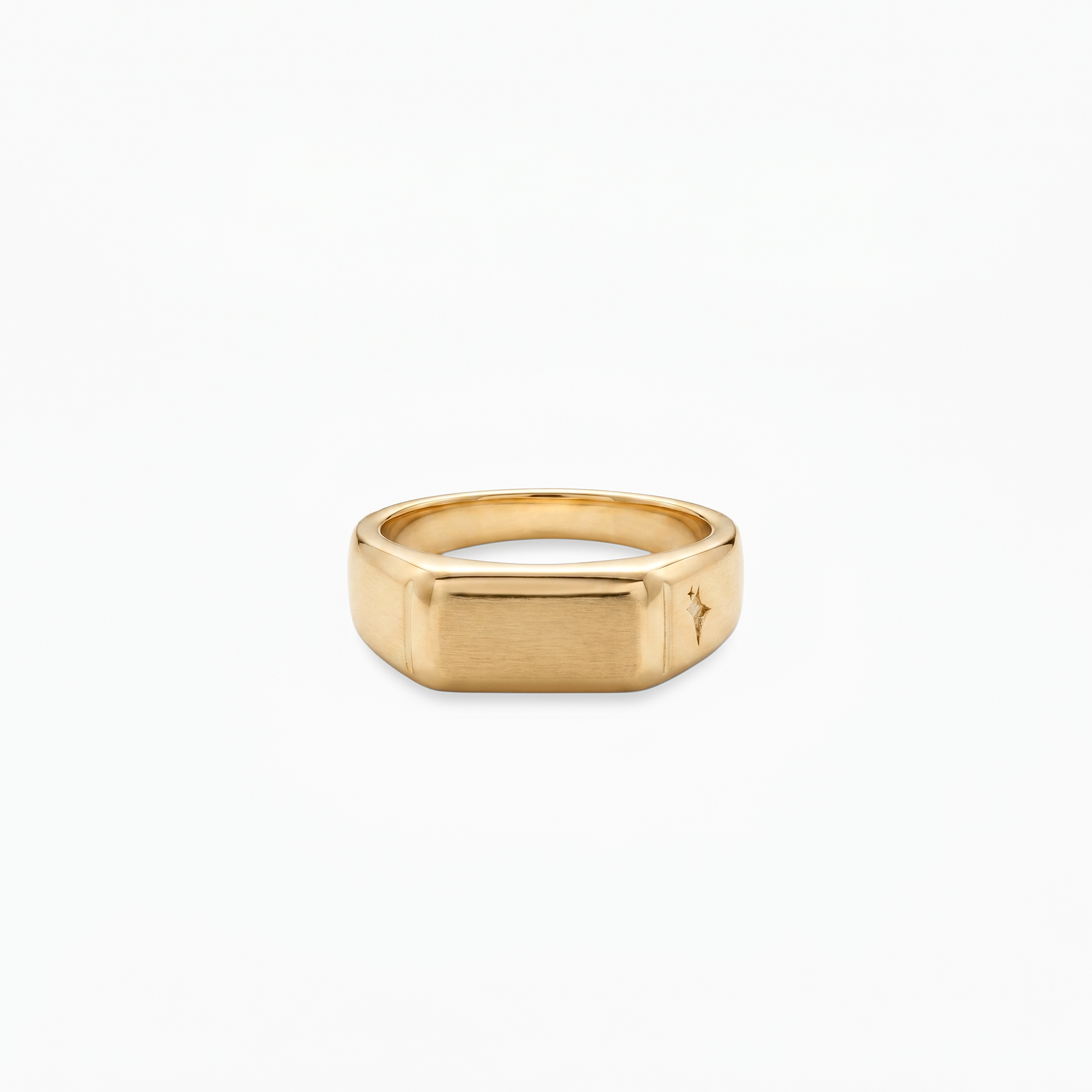 Signet ring dorée