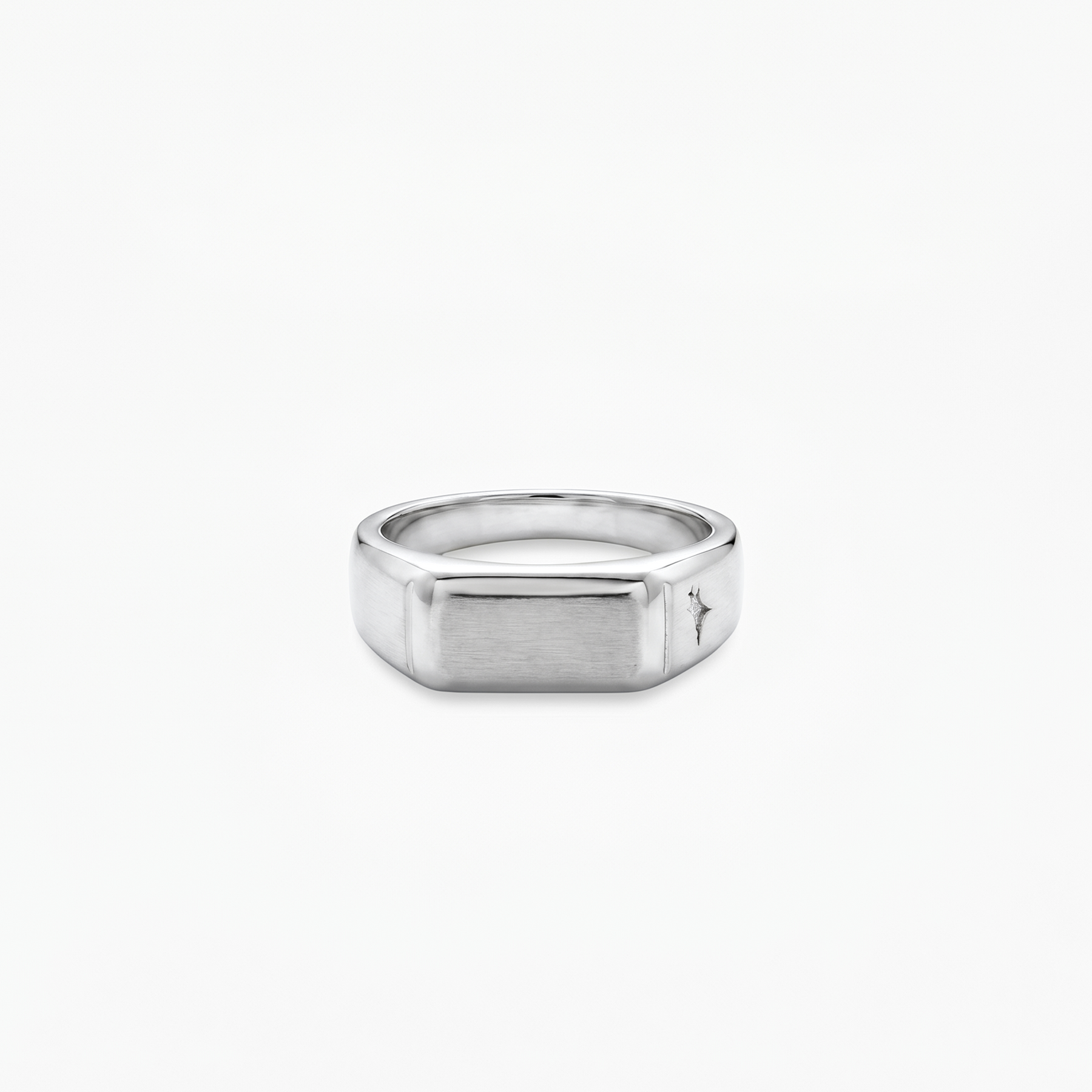 Signet ring argentée