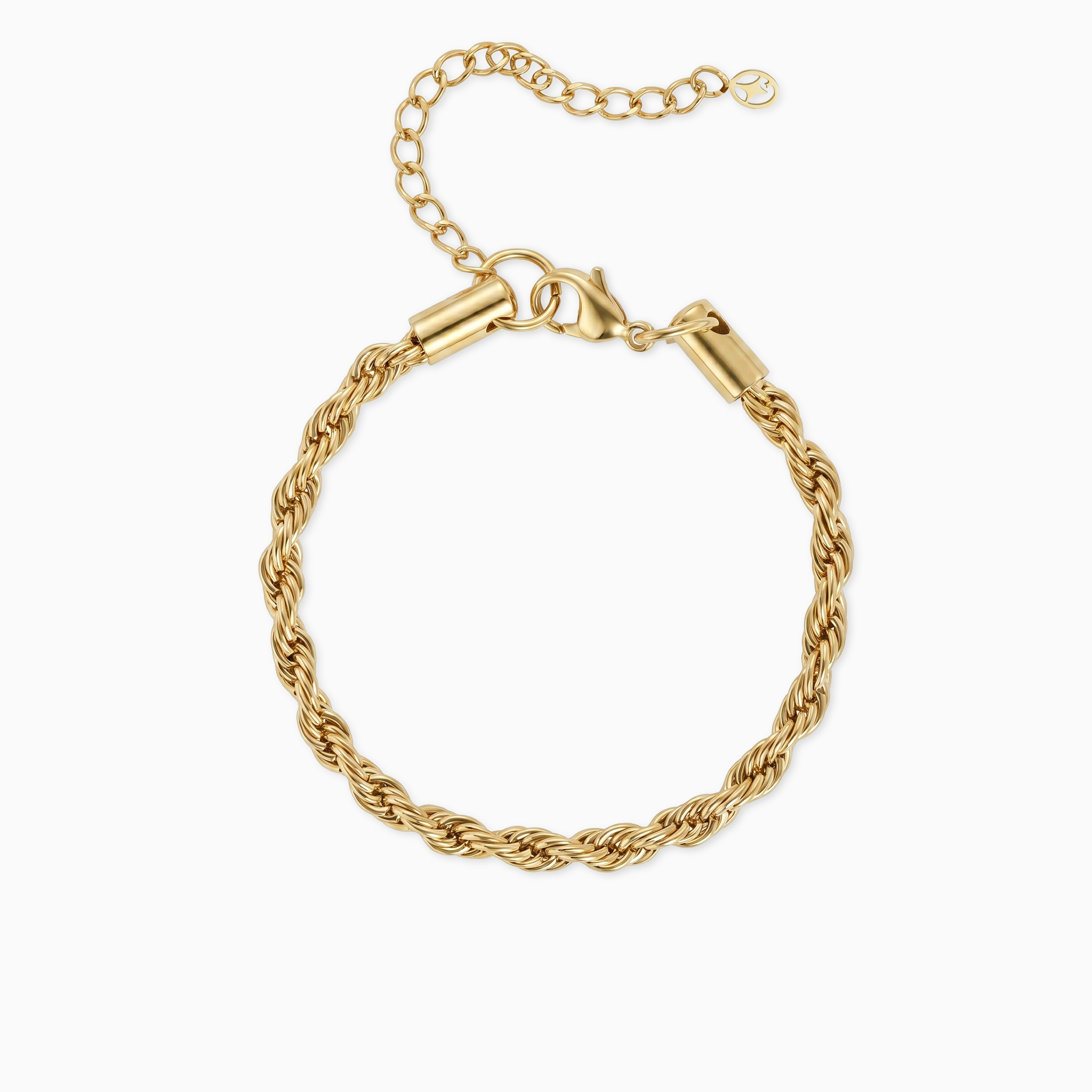 Bracelet Rope 4 mm doré