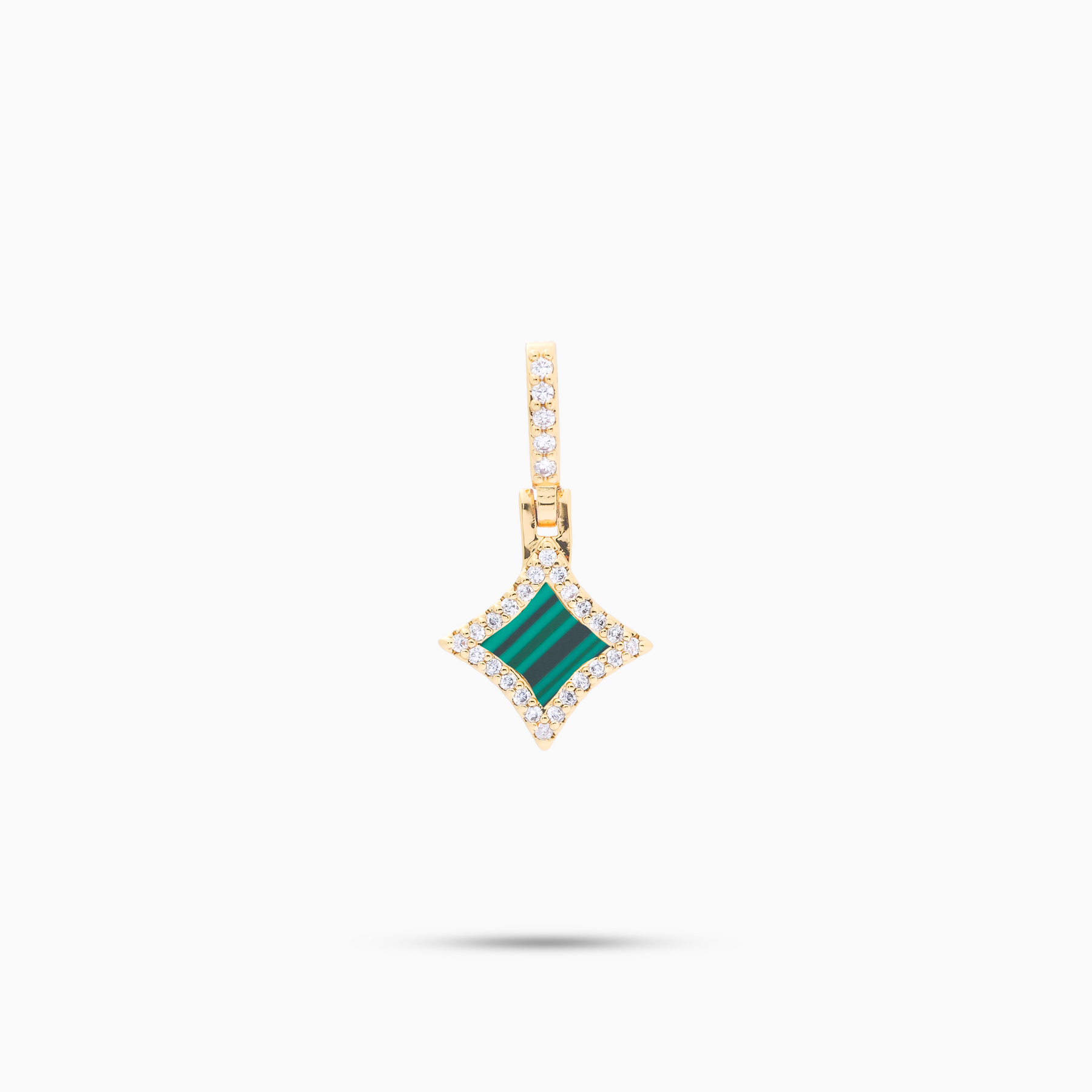 Star dorée - Motif Vert