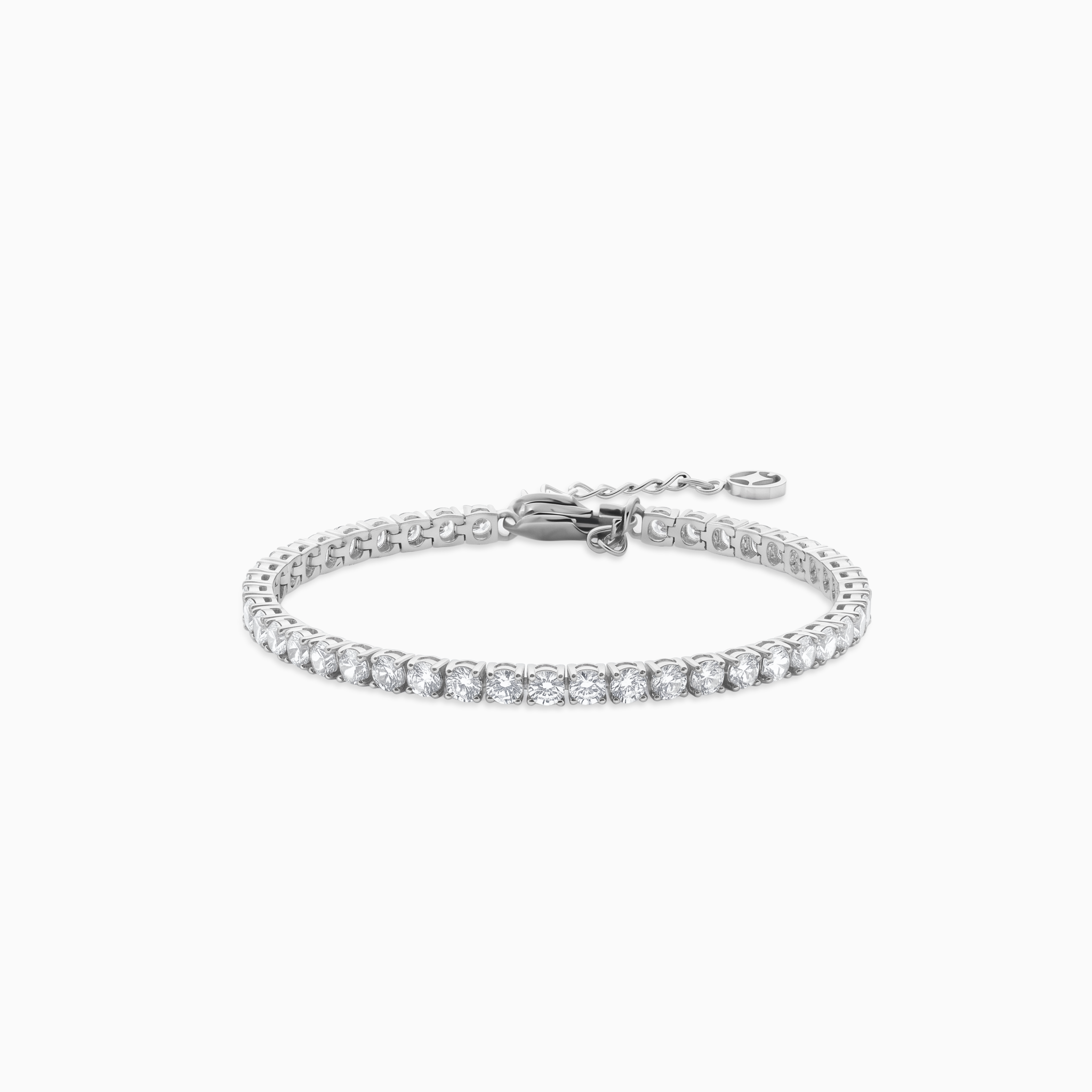 Bracelet Tennis 3 mm argenté