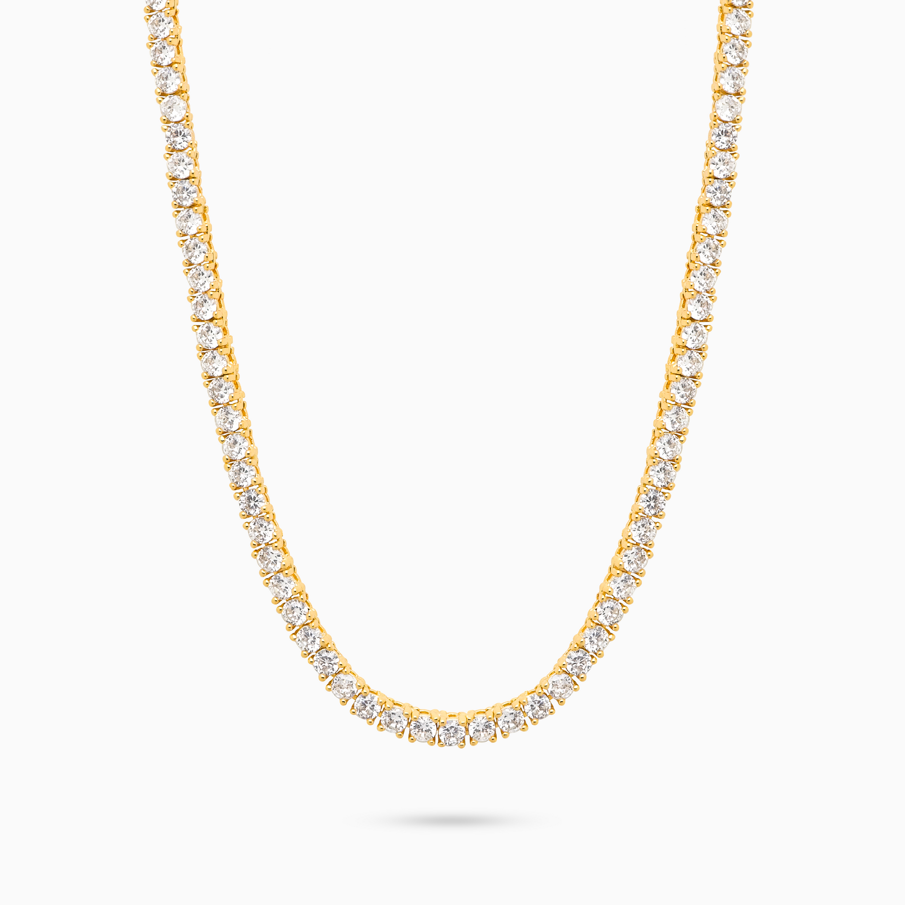 Chaîne Tennis 3 mm dorée