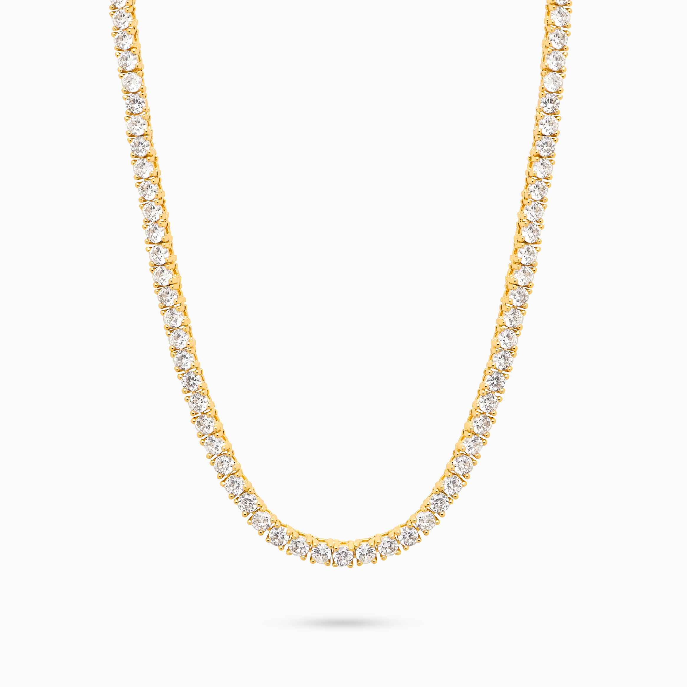 Chaîne Tennis 3 mm dorée