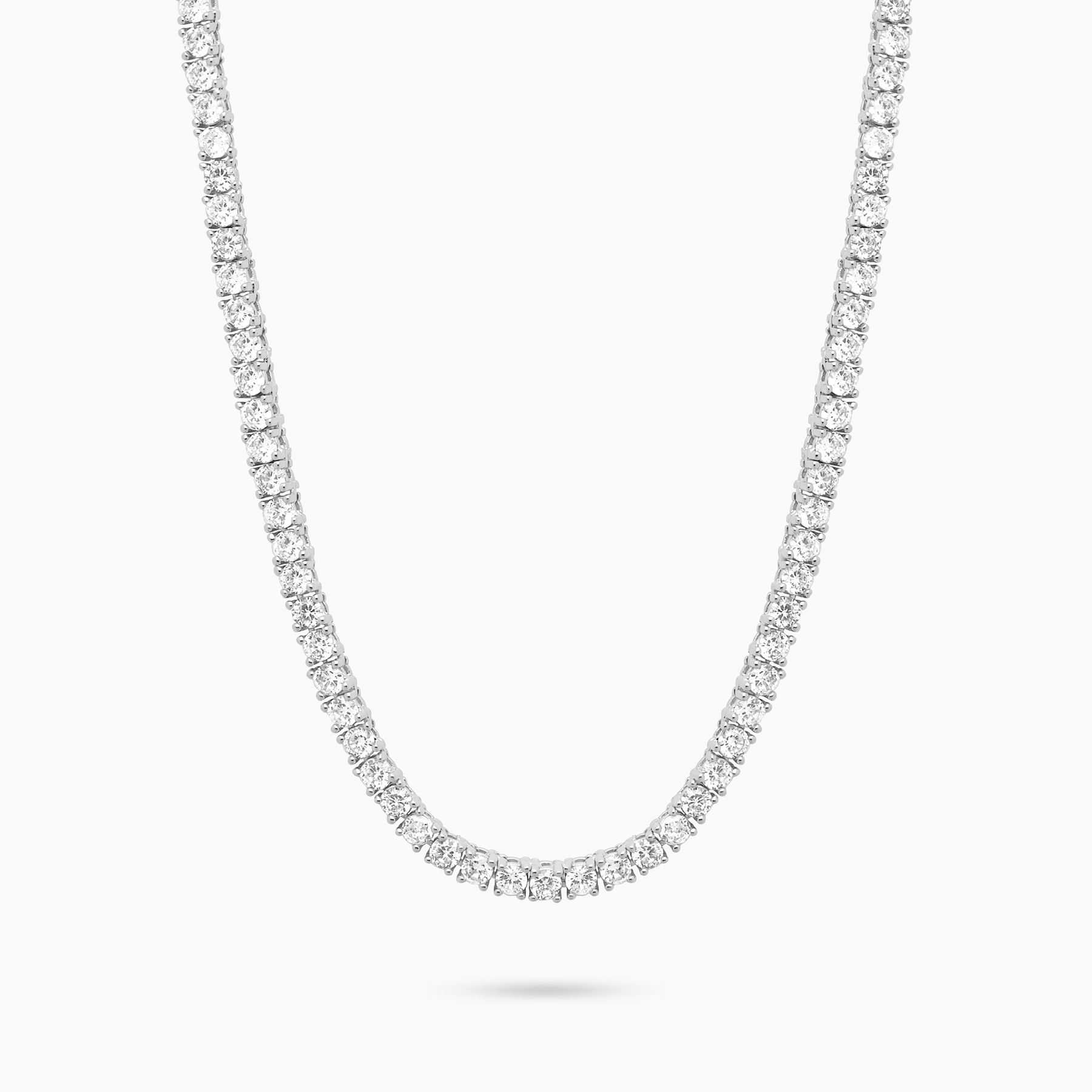 Chaîne Tennis 3 mm argentée