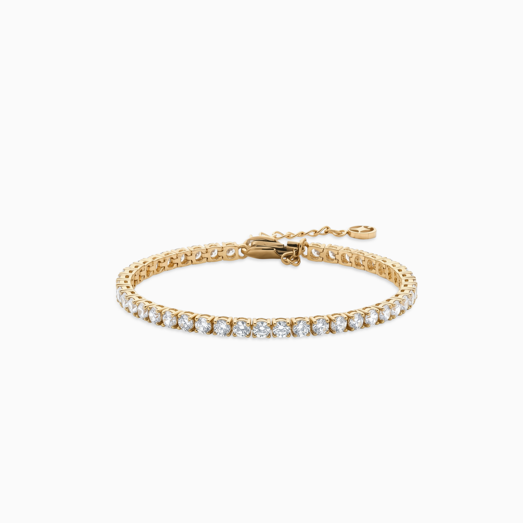Bracelet Tennis 3 mm doré