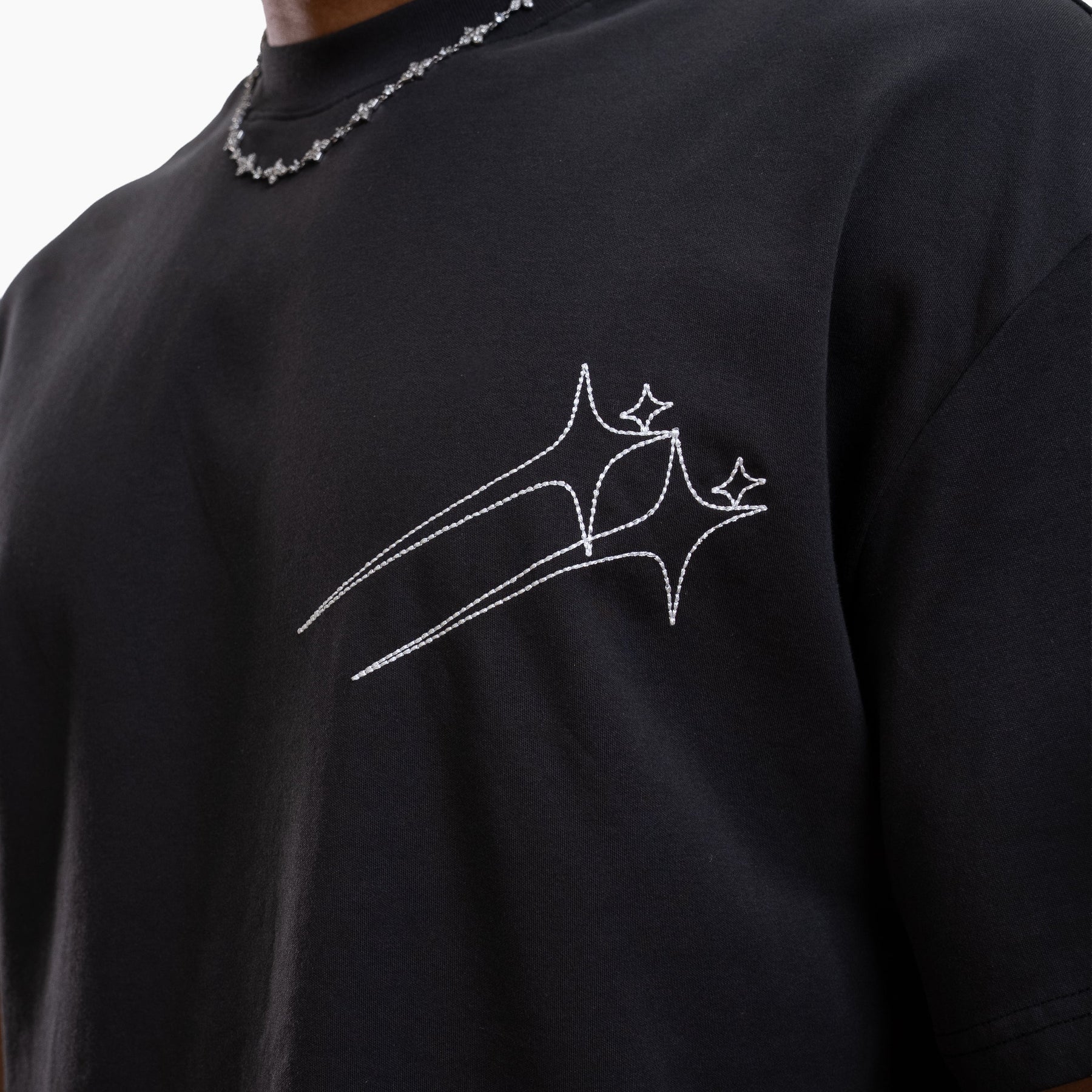 T-shirt Twin Stars - Noir