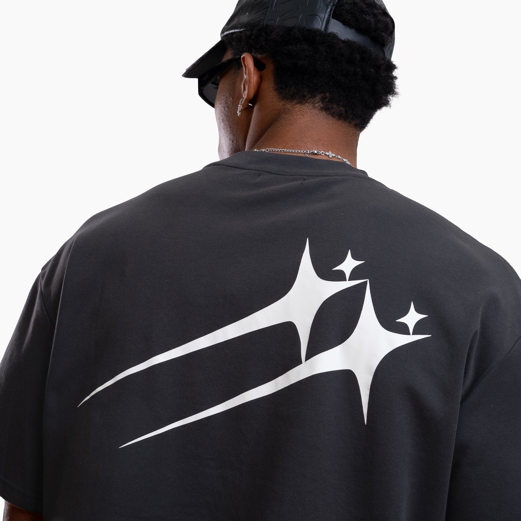 T-shirt Twin Stars - Noir
