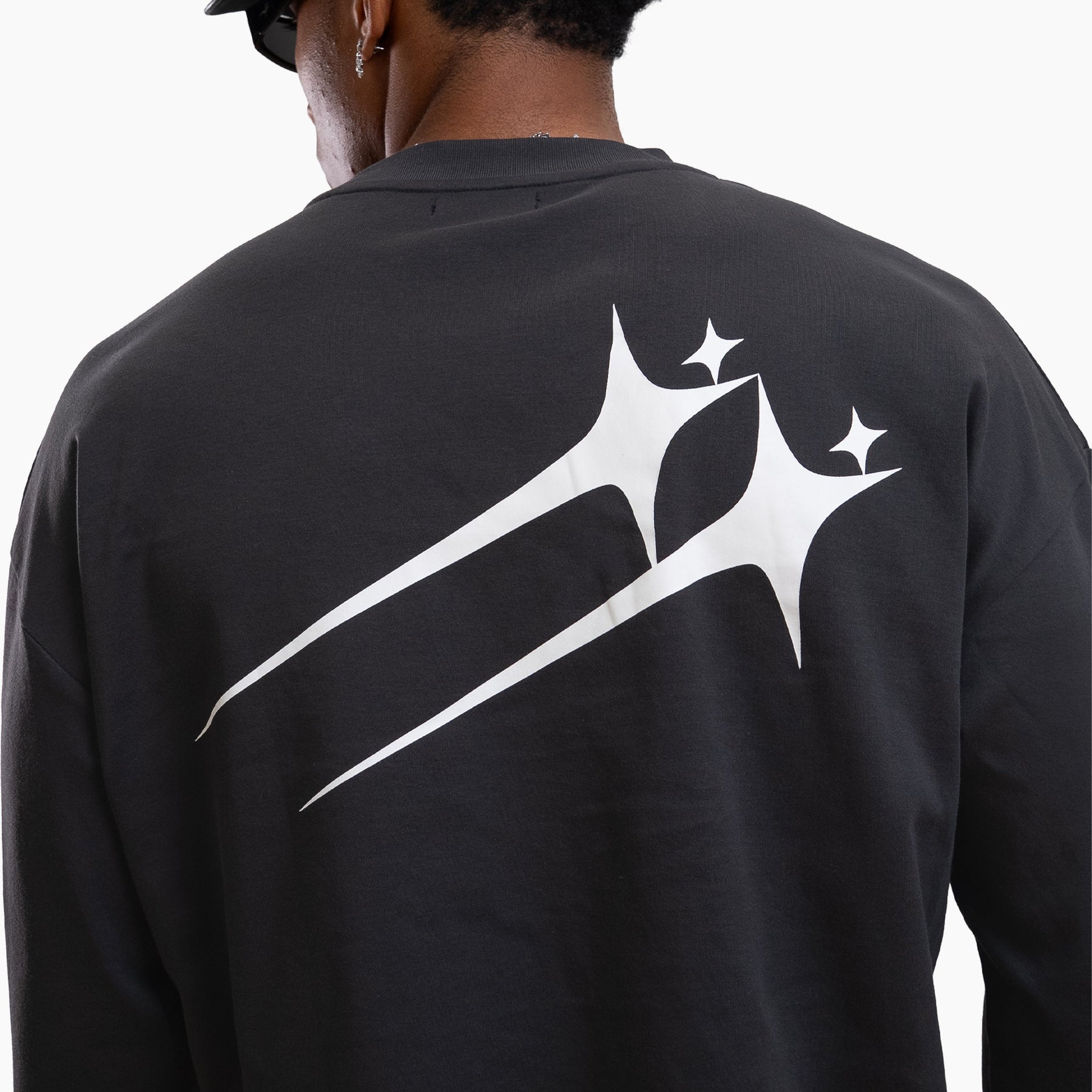 Long sleeve Twin Stars - Noir