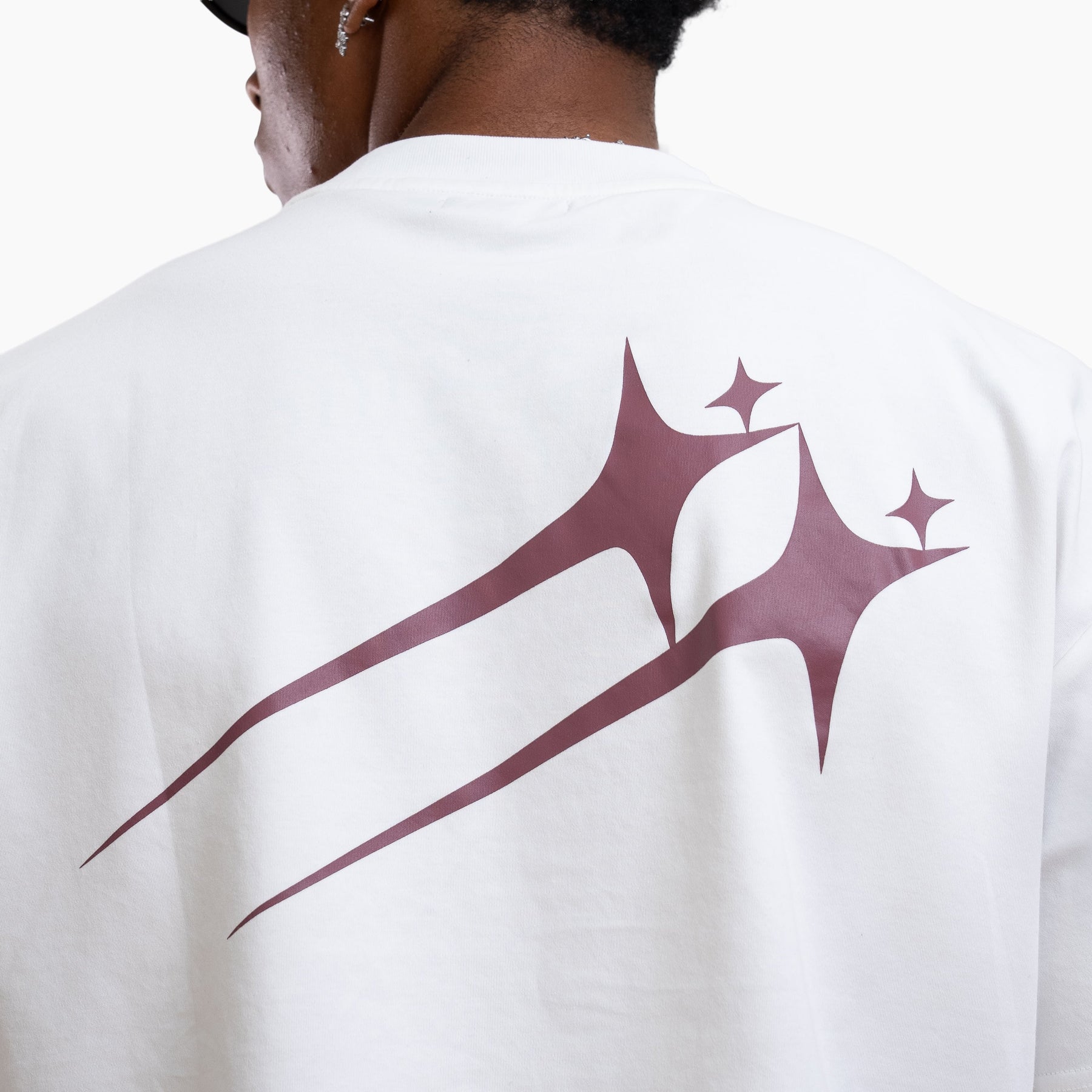 T-shirt Twin Stars - Blanc