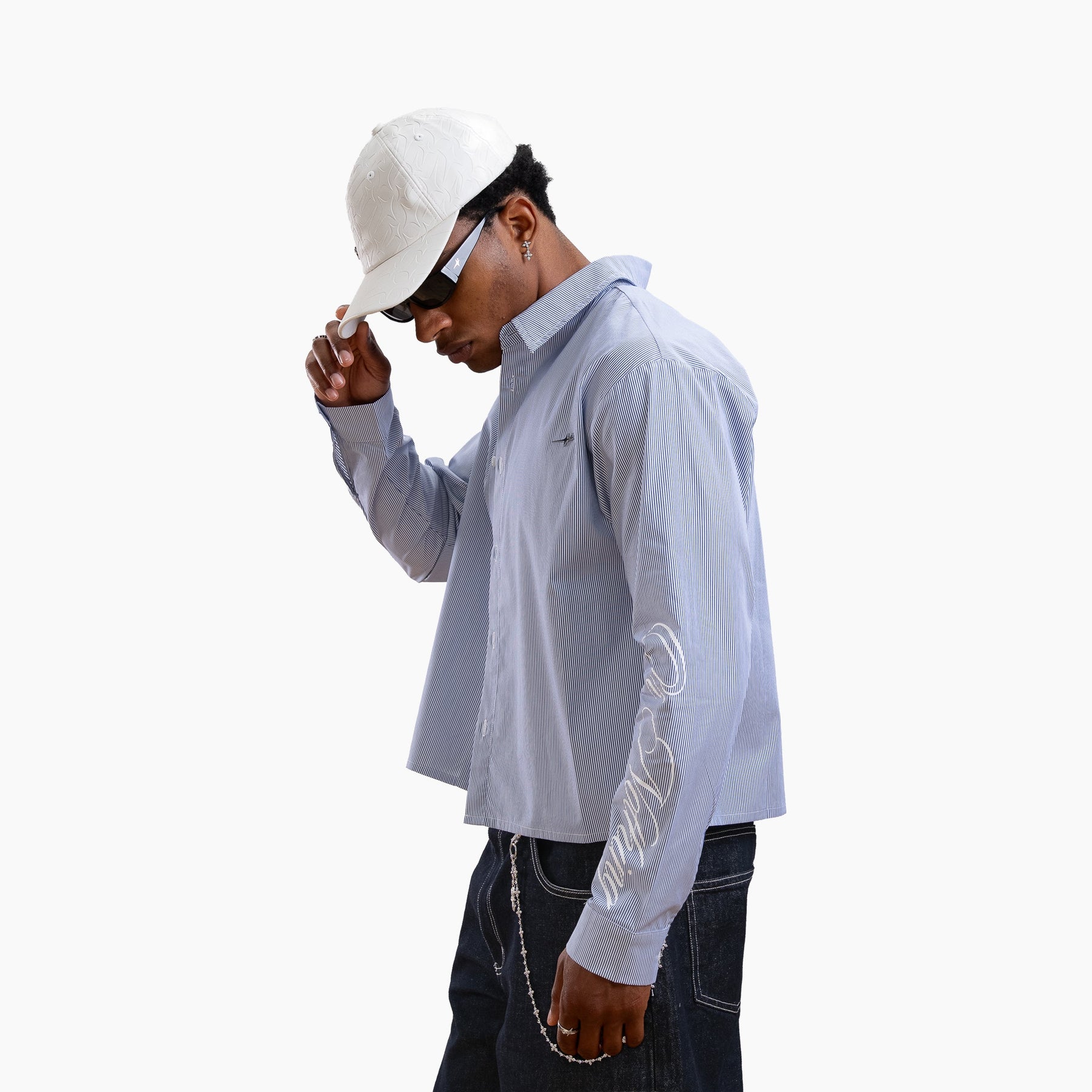 Striped long sleeve Shirt - Bleu & Blanc