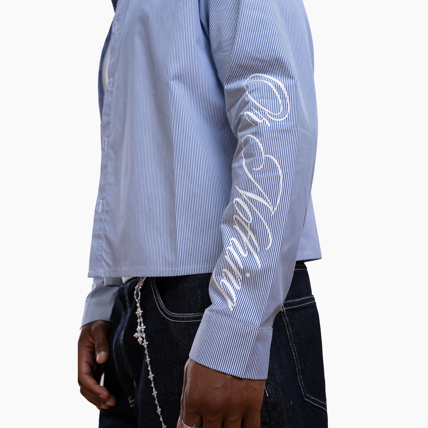 Striped long sleeve Shirt - Bleu & Blanc