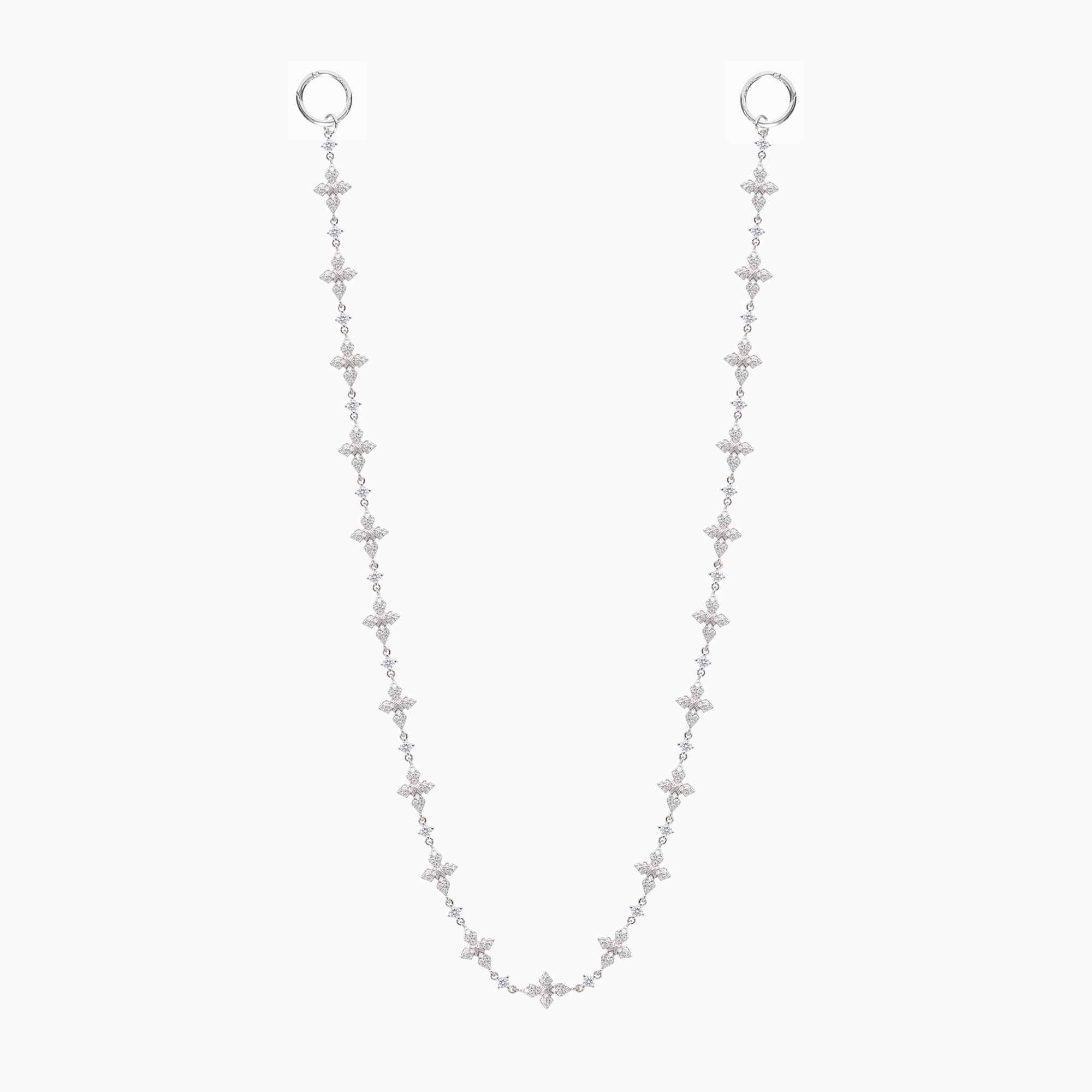 Wallet Chain Iced Celestial - Argenté